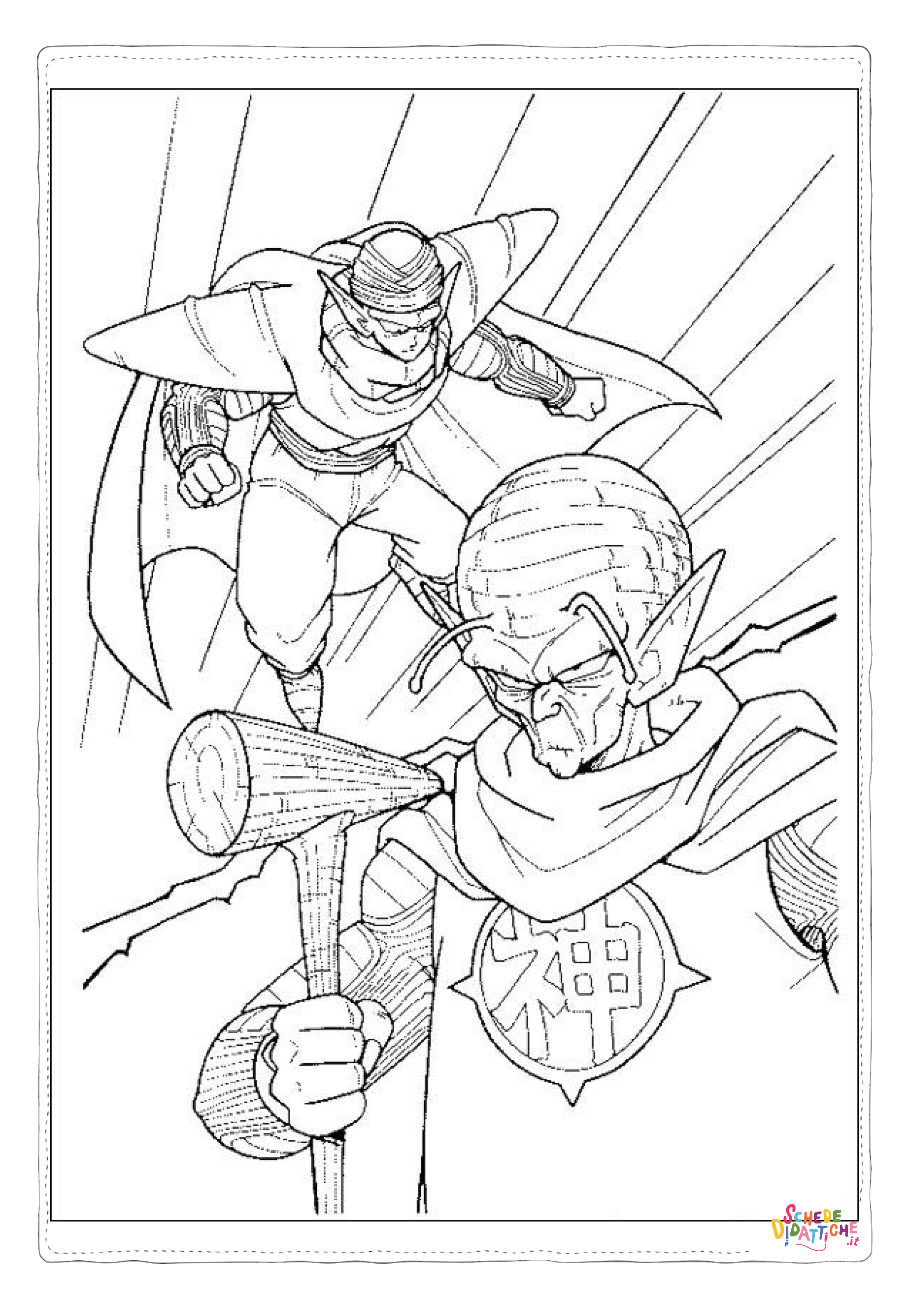 Disegno "Disegno di Dragon Ball da stampare e colorare 77" Disegno di Dragon Ball da stampare e colorare 77