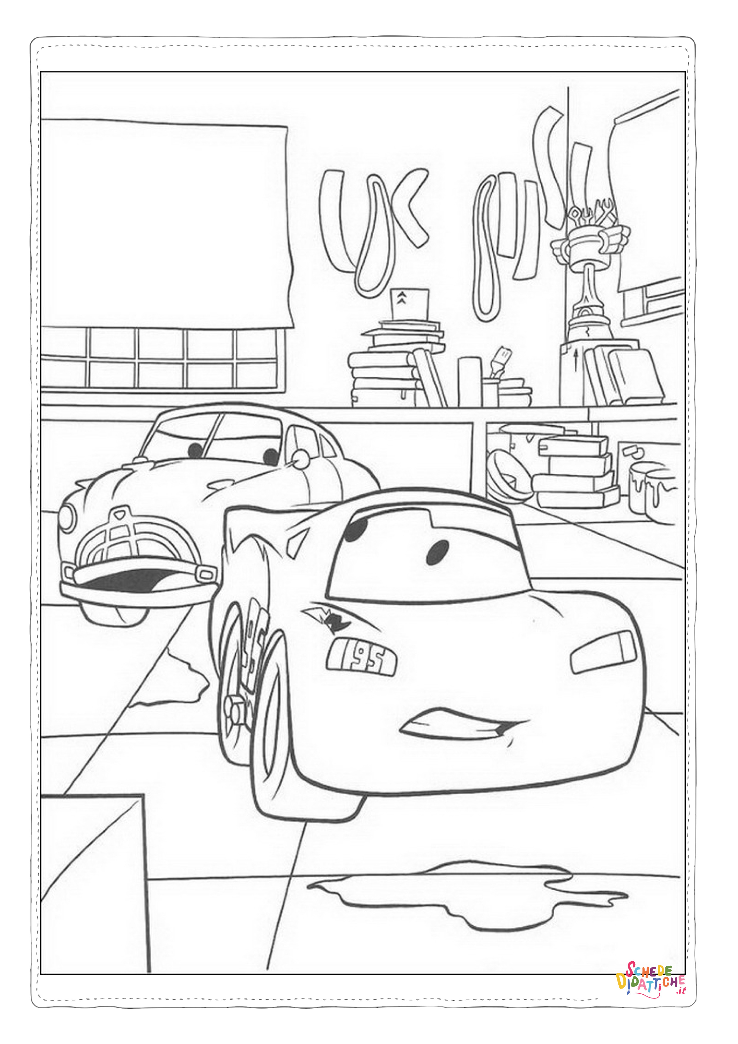 Disegno "Disegno di Cars da stampare e colorare 177" Disegno di Cars da stampare e colorare 177