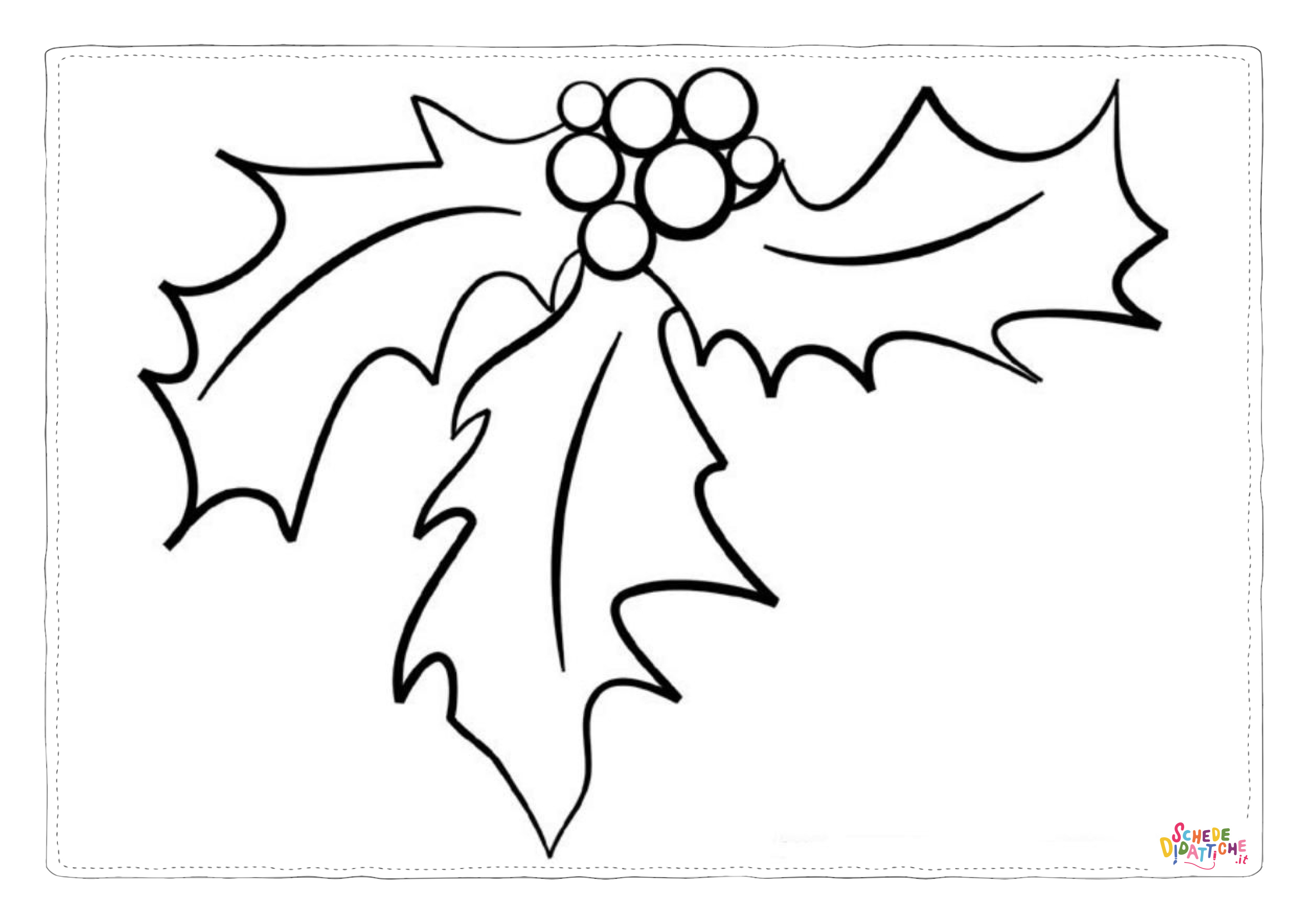 Disegno di pungitopo da stampare e colorare 10
