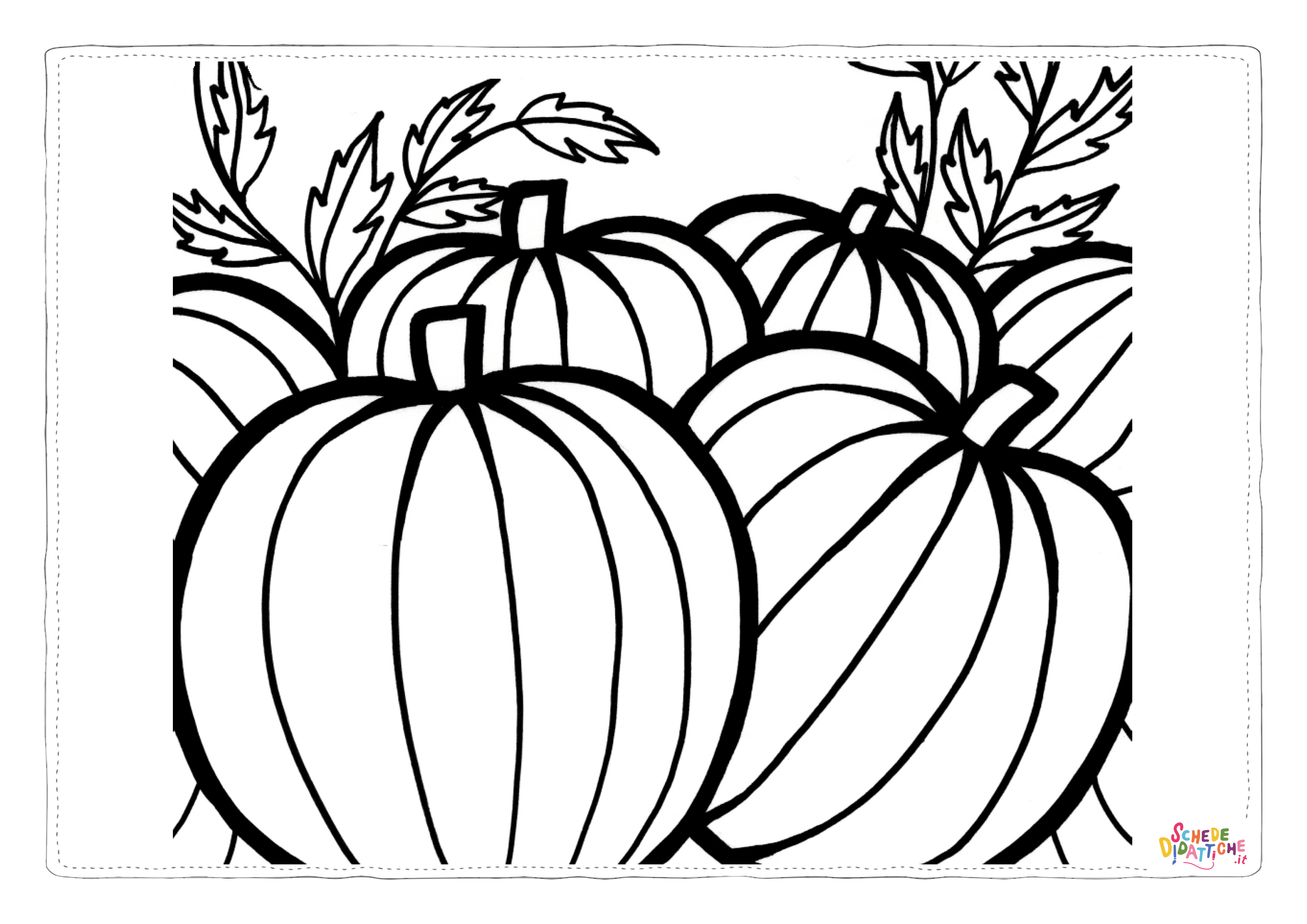 Disegno "Disegno di zucca di Halloween da stampare e colorare 175" Disegno di zucca di Halloween da stampare e colorare 175
