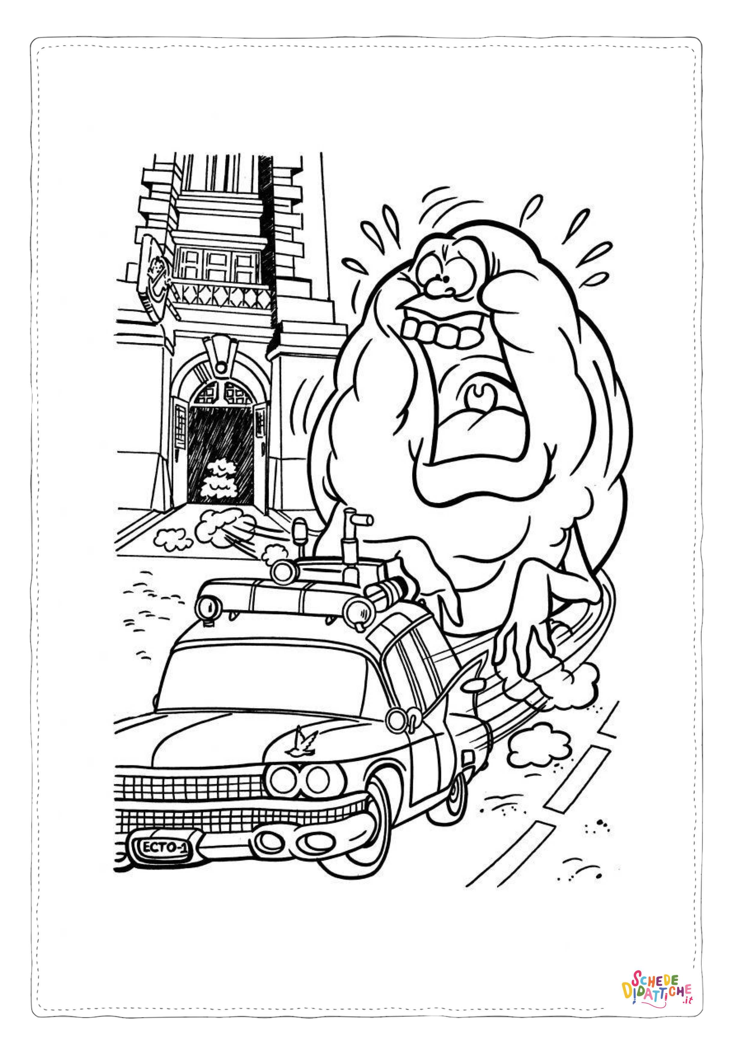 Disegno "Disegno di Ghostbusters da stampare e colorare 3" Disegno di Ghostbusters da stampare e colorare 3