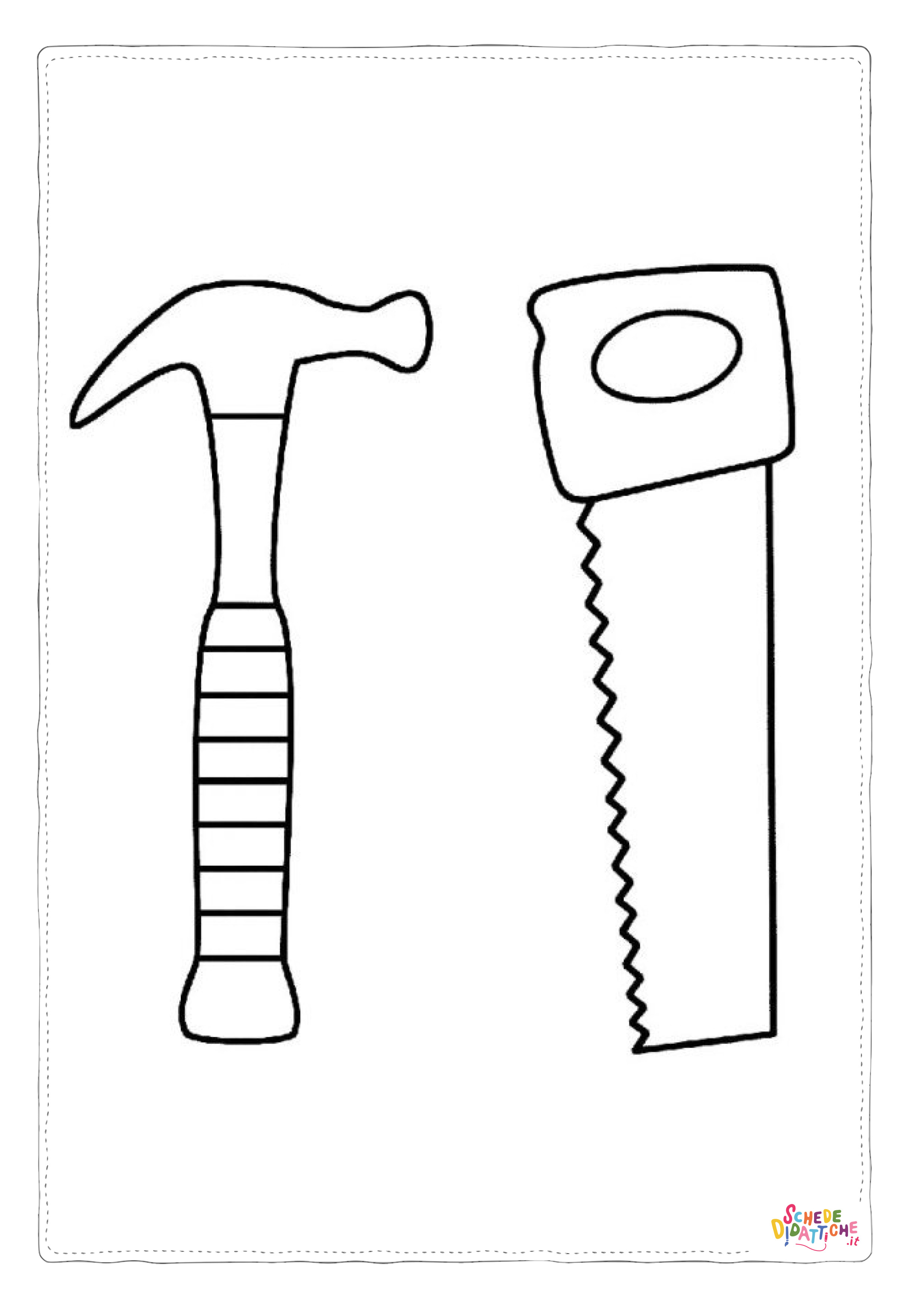 Disegno "Disegno di utensile da lavoro da stampare e colorare 22" Disegno di utensile da lavoro da stampare e colorare 22