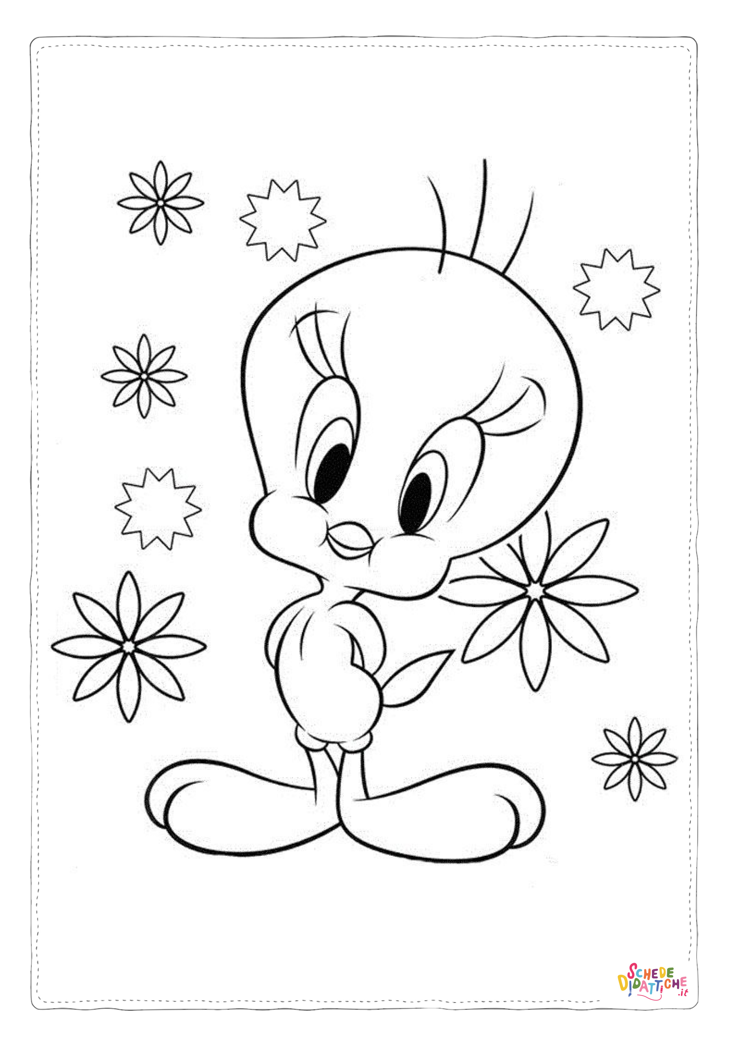 Disegno "Disegno di Titty da stampare e colorare 54" Disegno di Titty da stampare e colorare 54