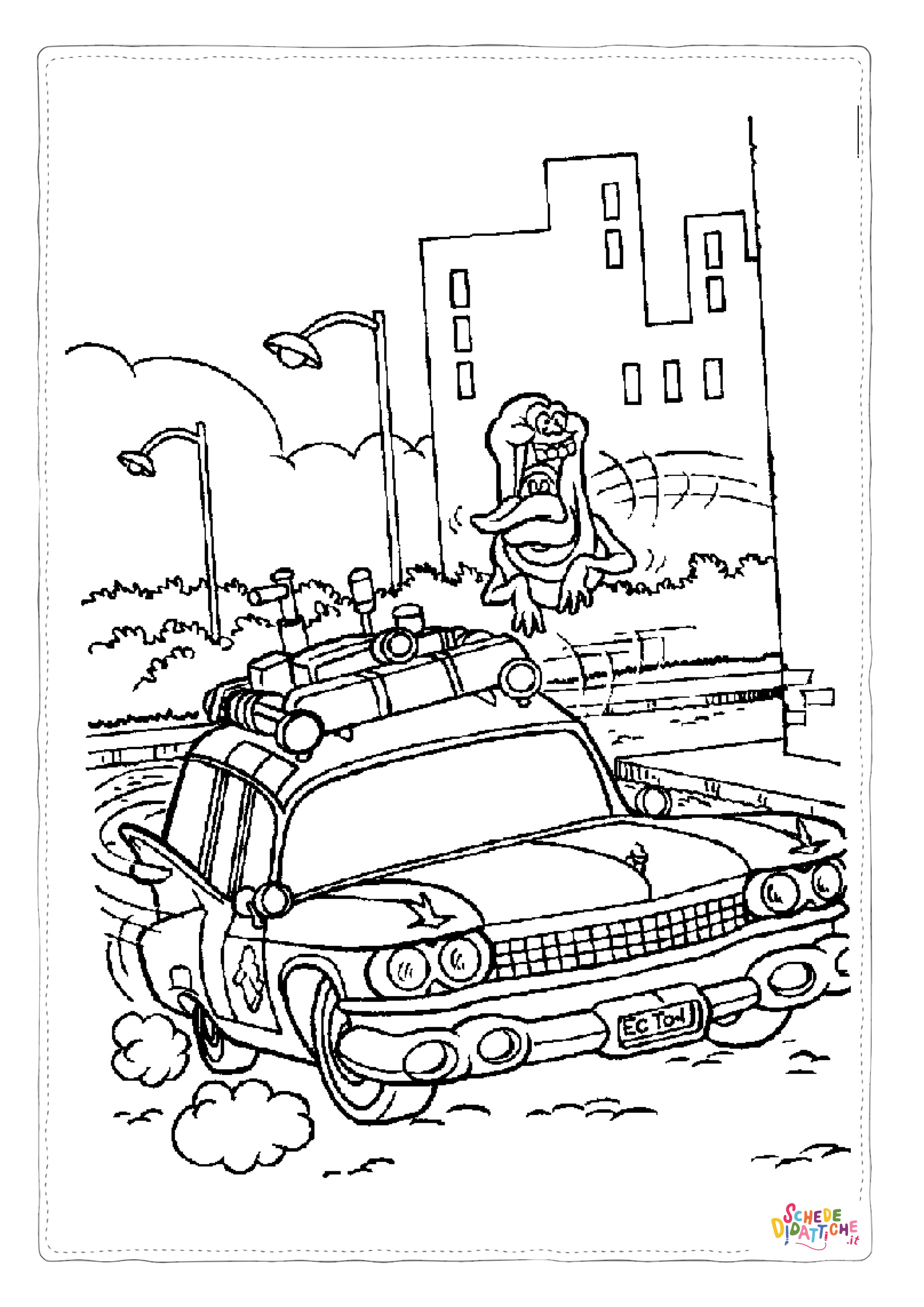 Disegno "Disegno di Ghostbusters da stampare e colorare 1" Disegno di Ghostbusters da stampare e colorare 1