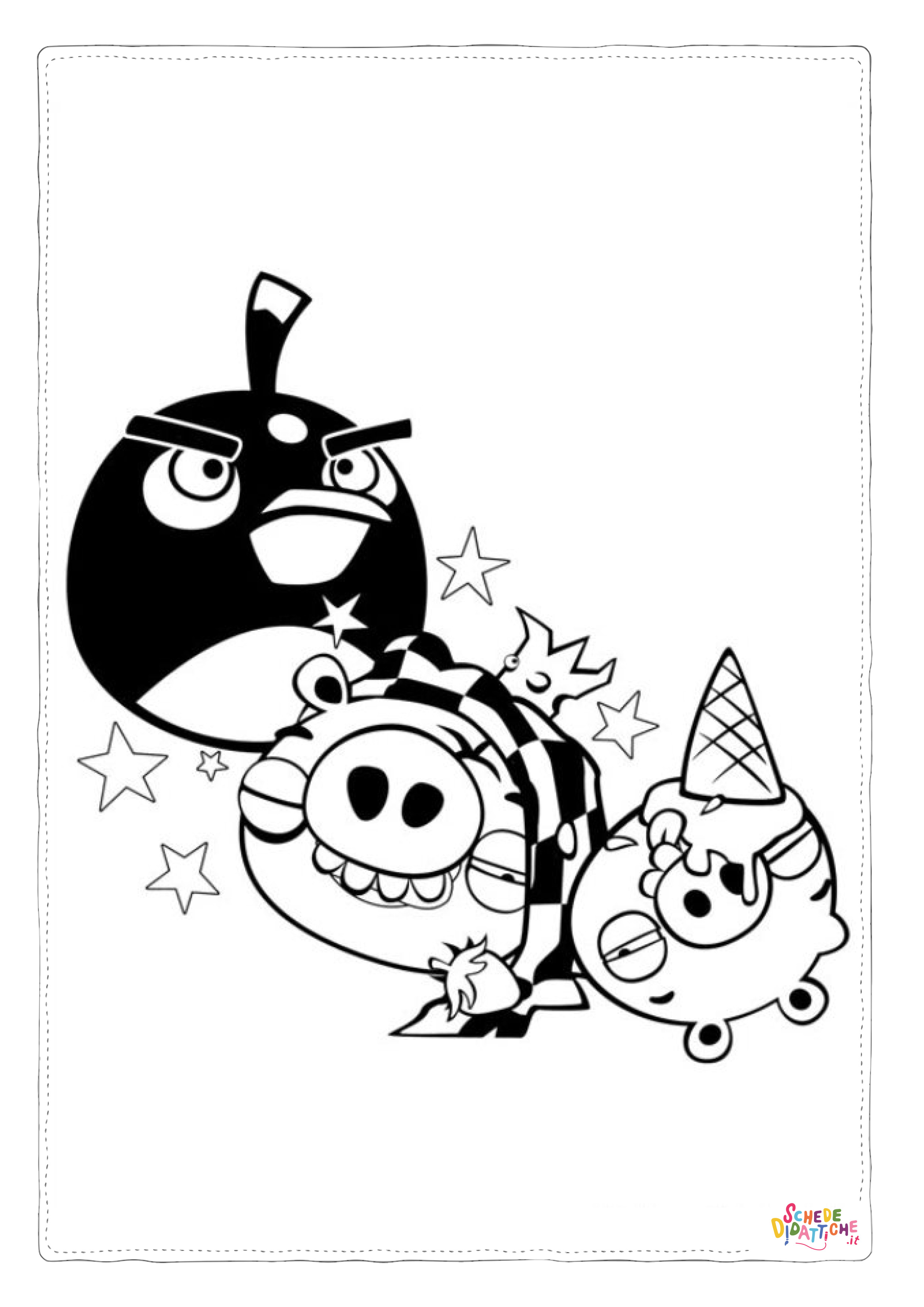Disegno "Disegno di Angry birds da stampare e colorare 65" Disegno di Angry birds da stampare e colorare 65