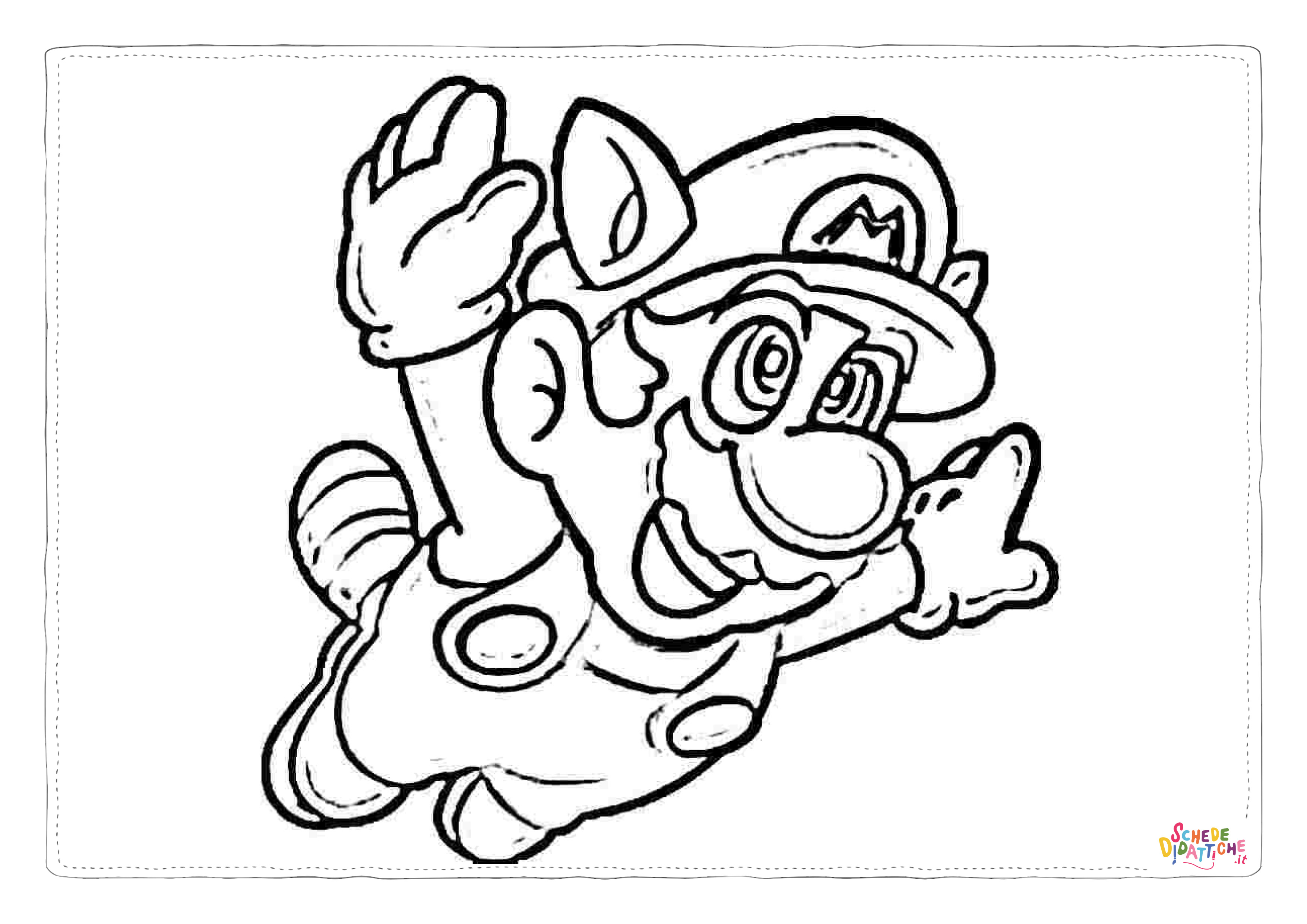 Disegno "Disegno di Super Mario da stampare e colorare 95" Disegno di Super Mario da stampare e colorare 95