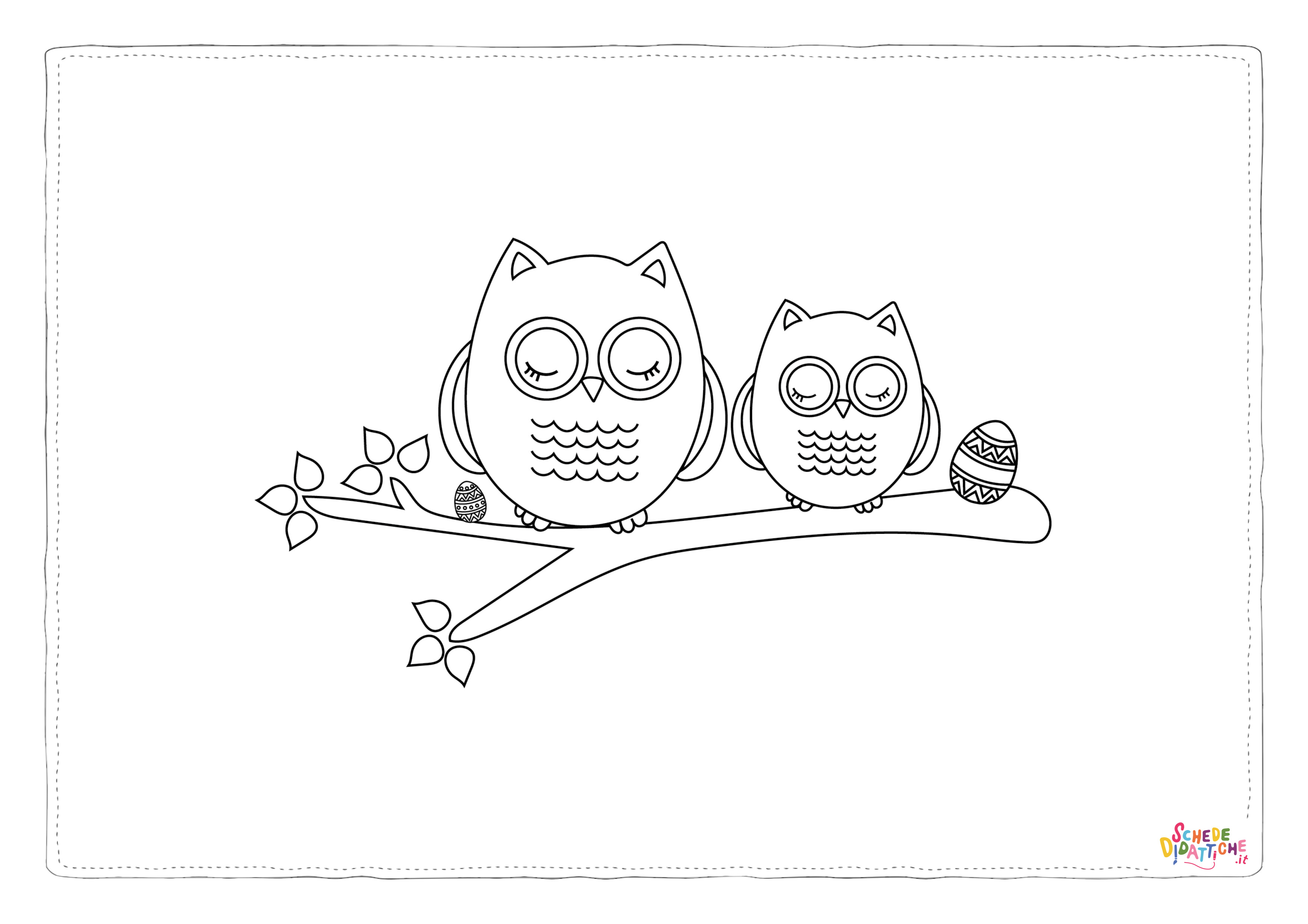 Disegno "EASTER OWL STAMPS-06" EASTER OWL STAMPS-06