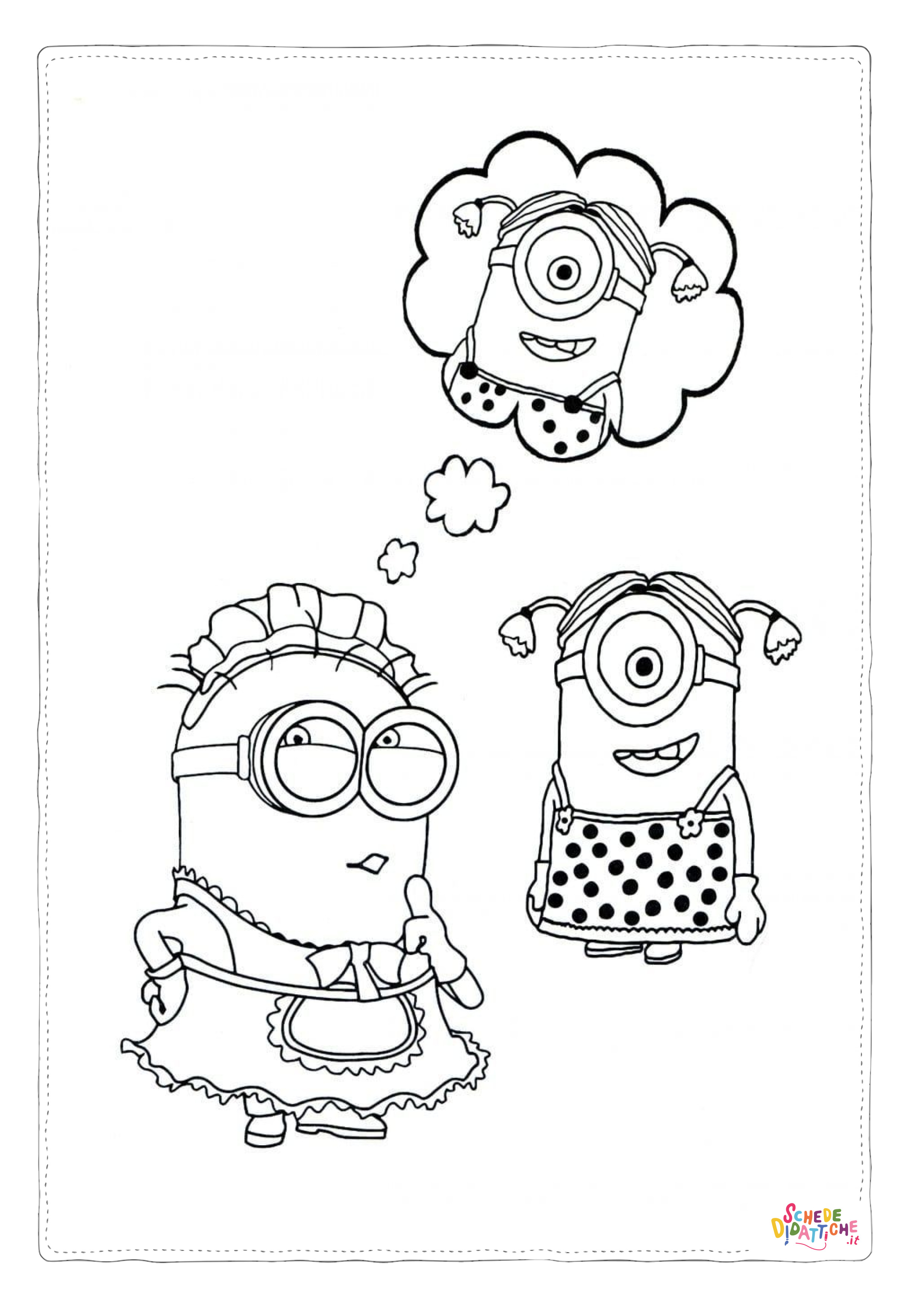 Disegno "Disegno di Cattivissimo me - Minions da stampare e colorare 60" Disegno di Cattivissimo me - Minions da stampare e colorare 60