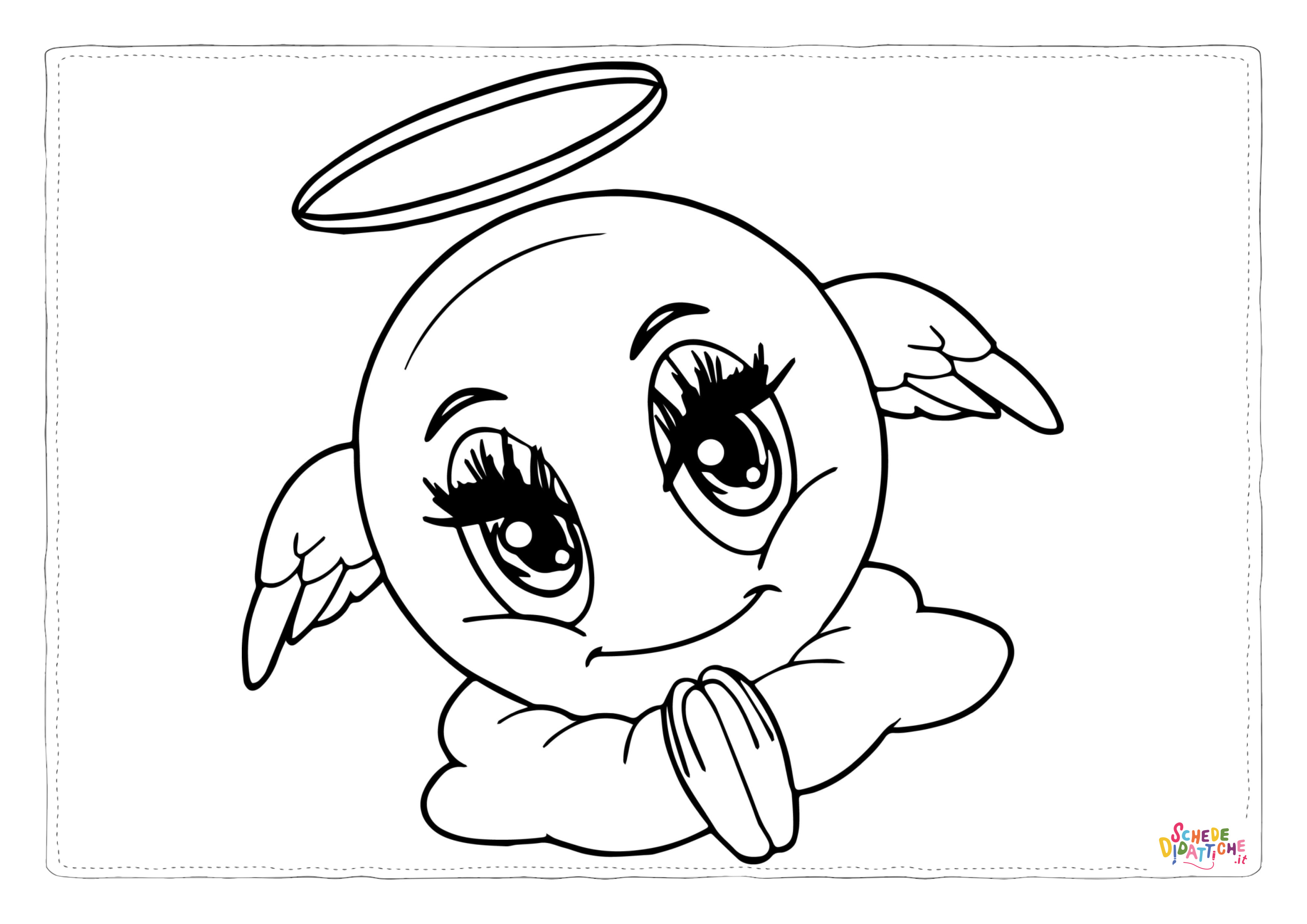 Disegno di emoji da stampare e colorare 17