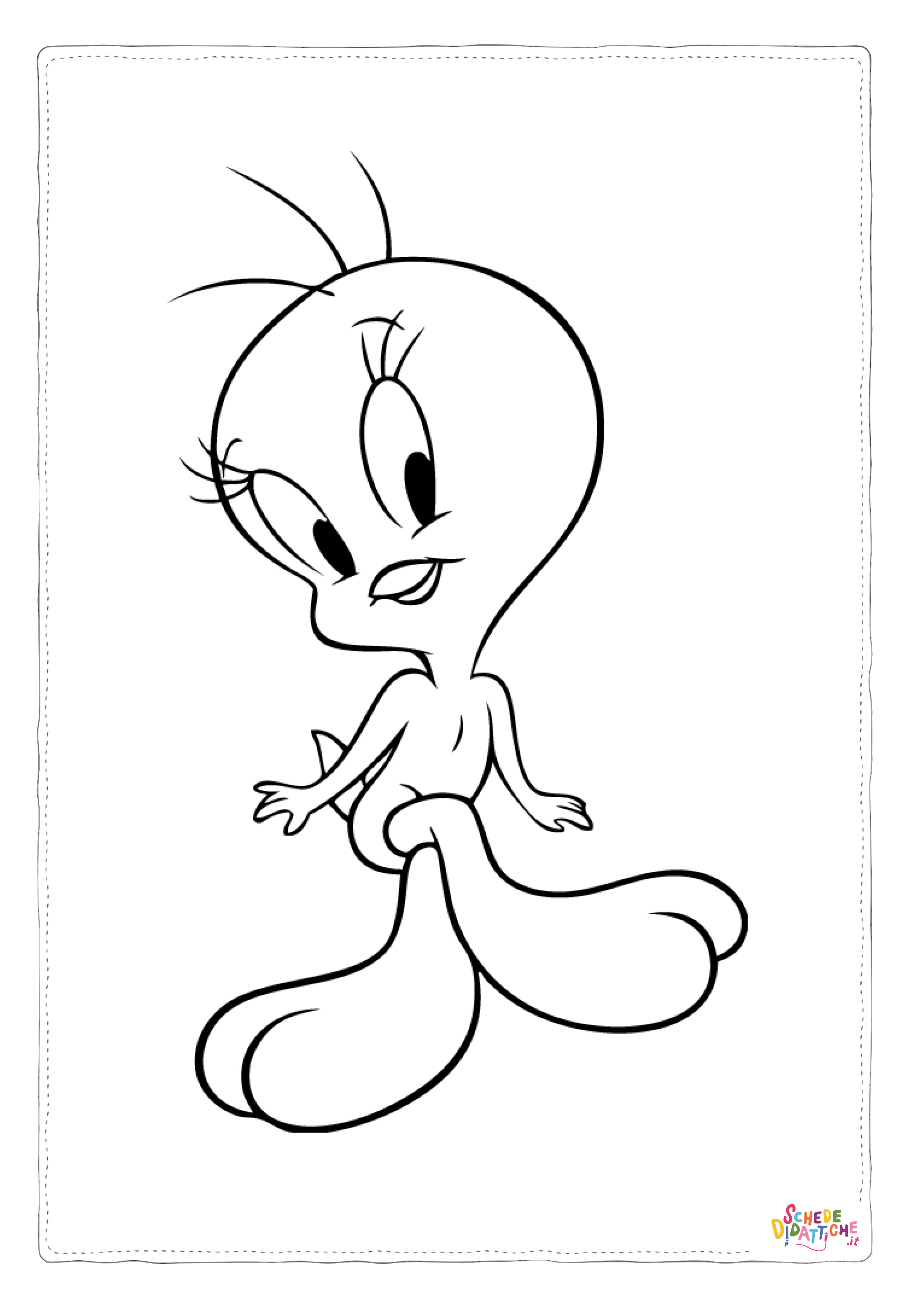 Disegno "Disegno di Titty da stampare e colorare 28" Disegno di Titty da stampare e colorare 28