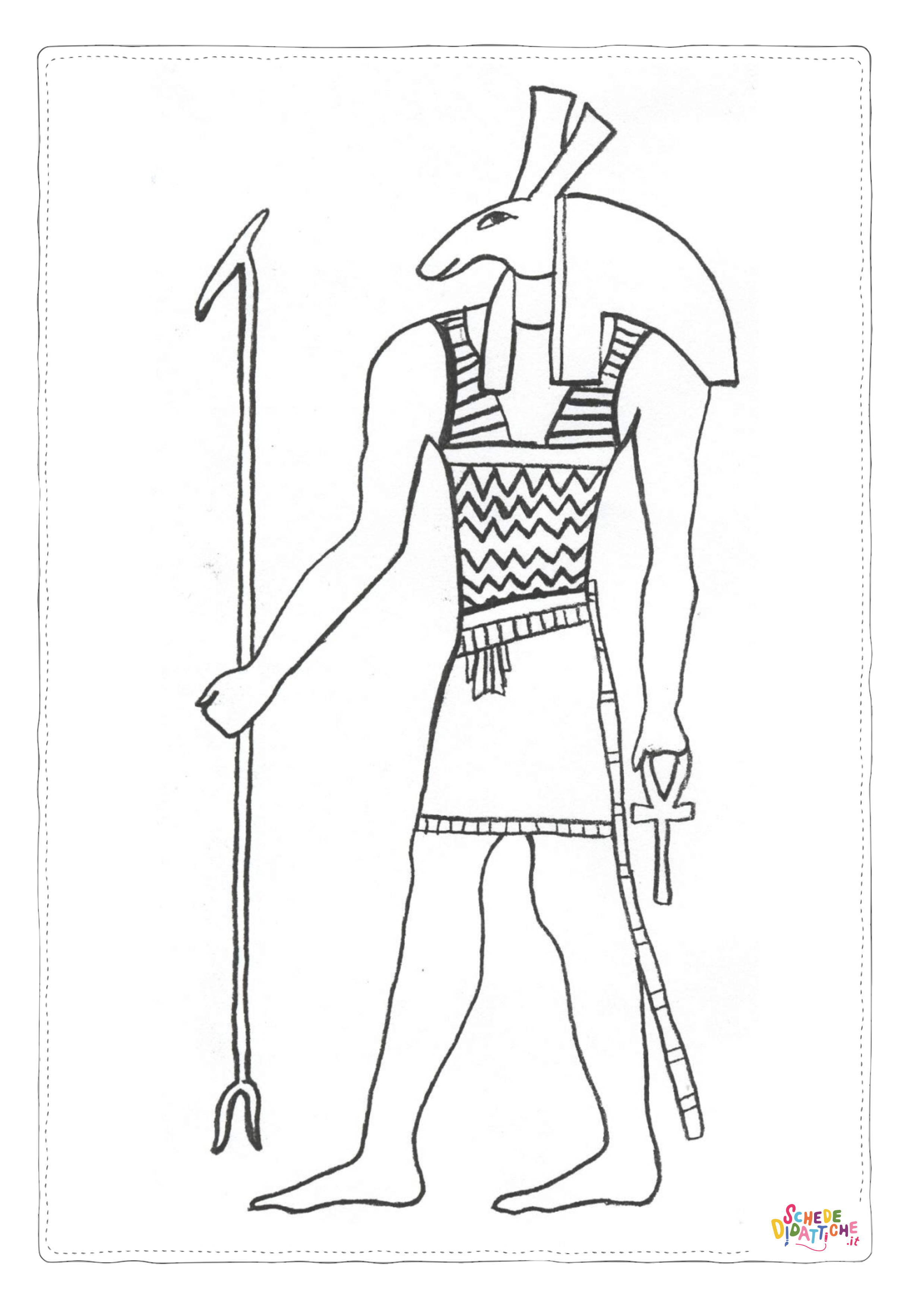 Disegno "Disegno di Impero Egizio da stampare e colorare 35" Disegno di Impero Egizio da stampare e colorare 35