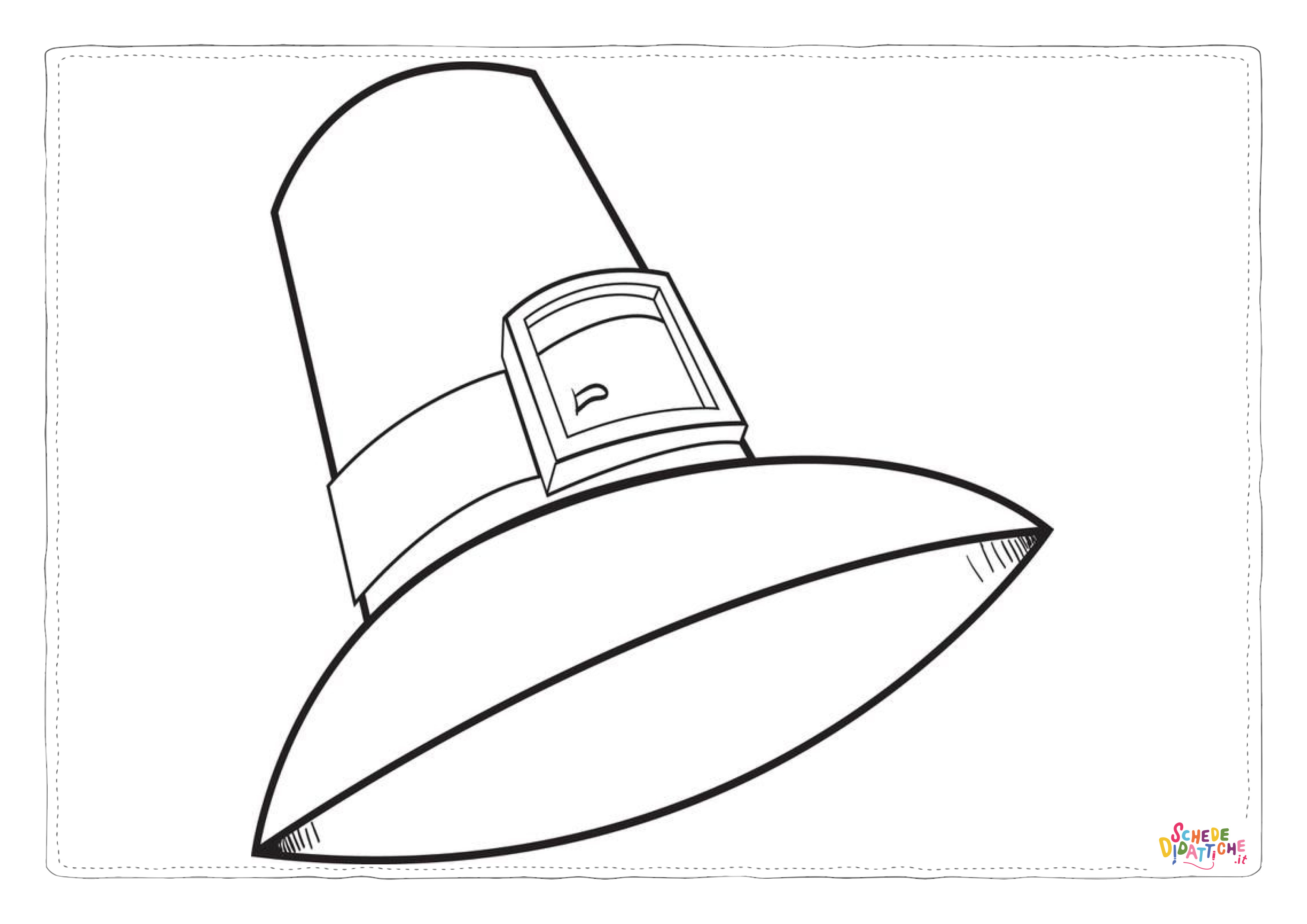 Disegno "Disegno di cappello da stampare e colorare 31" Disegno di cappello da stampare e colorare 31