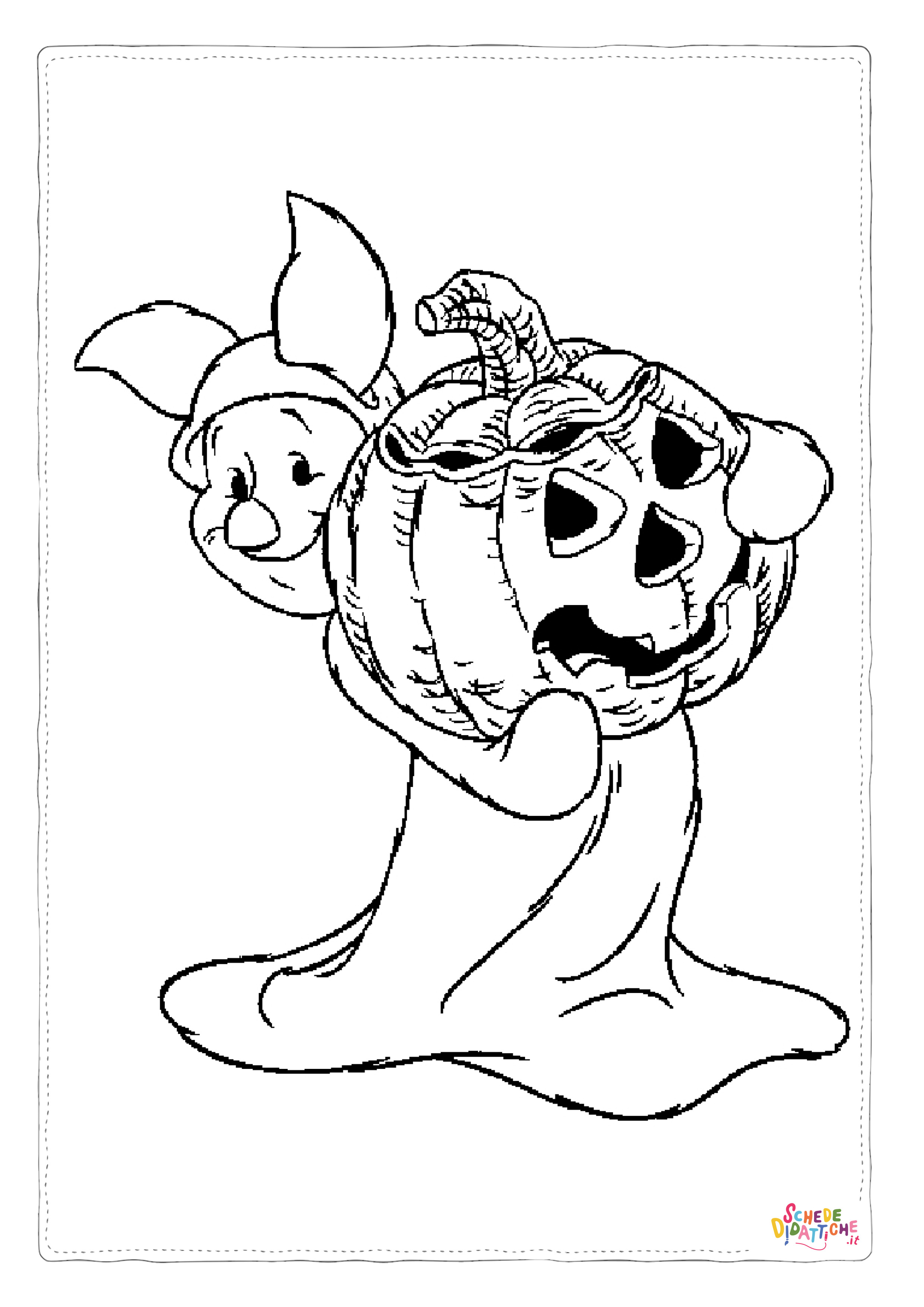Disegno "Disegno di zucca di Halloween da stampare e colorare 182" Disegno di zucca di Halloween da stampare e colorare 182