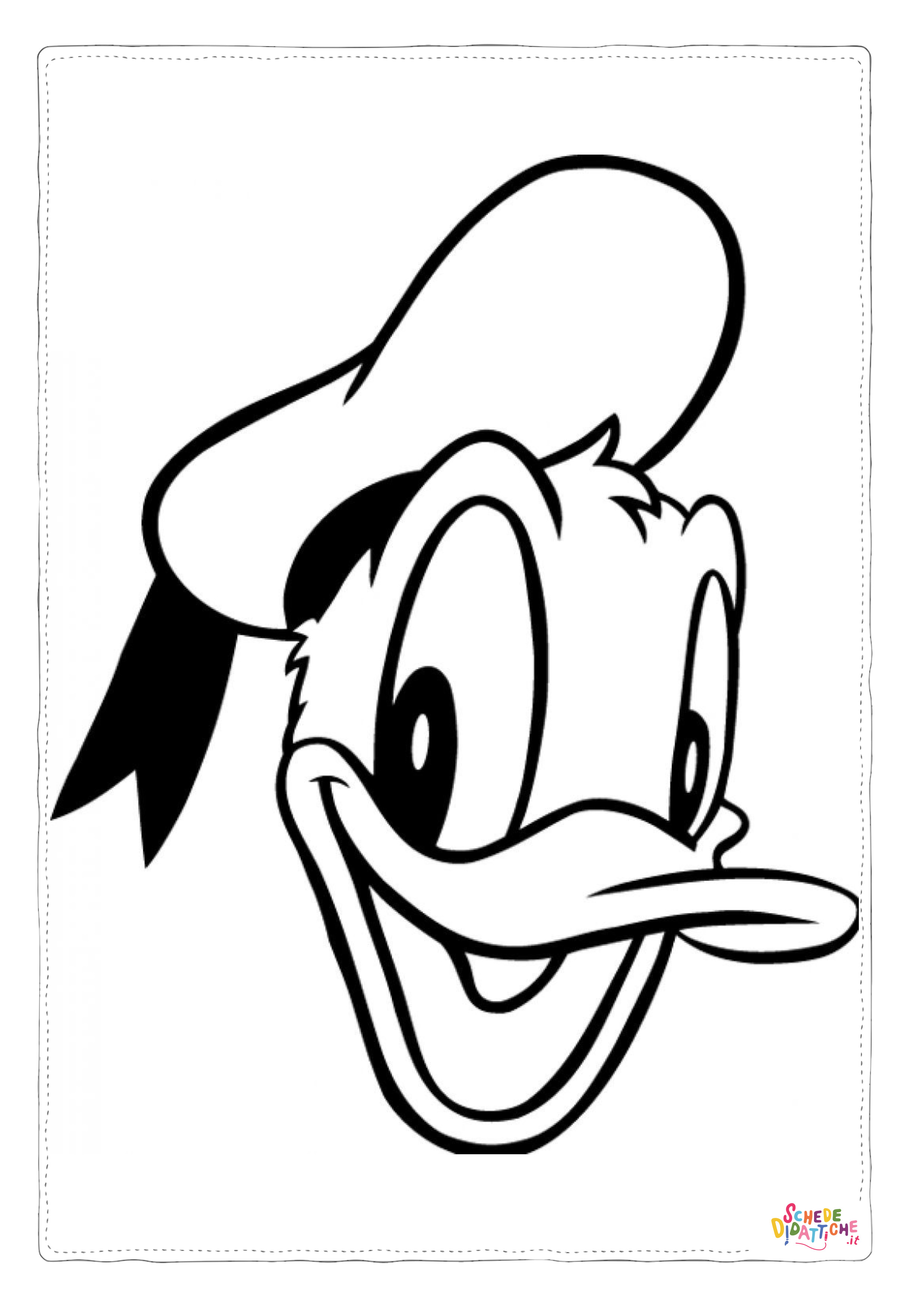 Disegno di Paperino da stampare e colorare 61