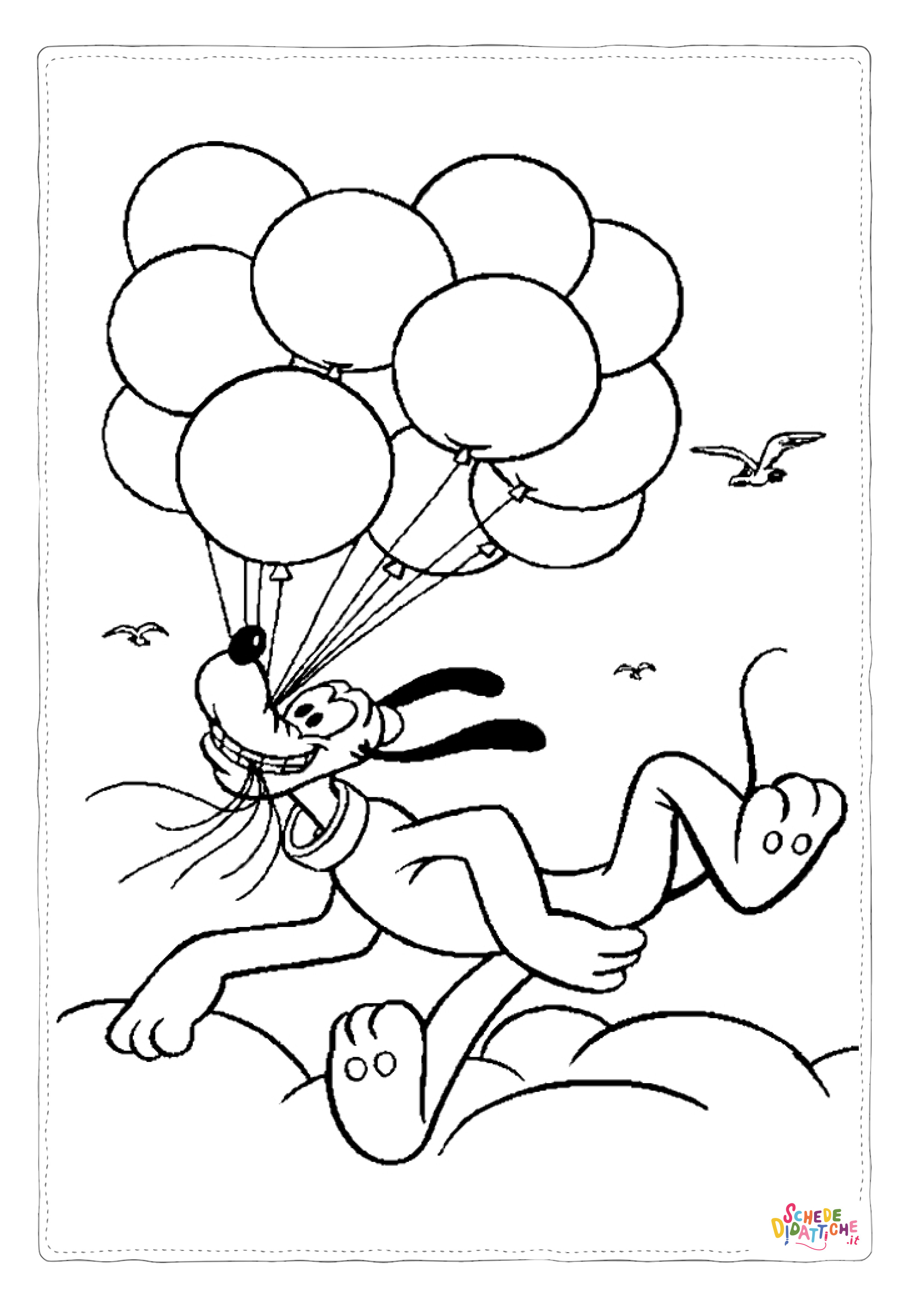 Disegno "Disegno di Pluto da stampare e colorare 39" Disegno di Pluto da stampare e colorare 39