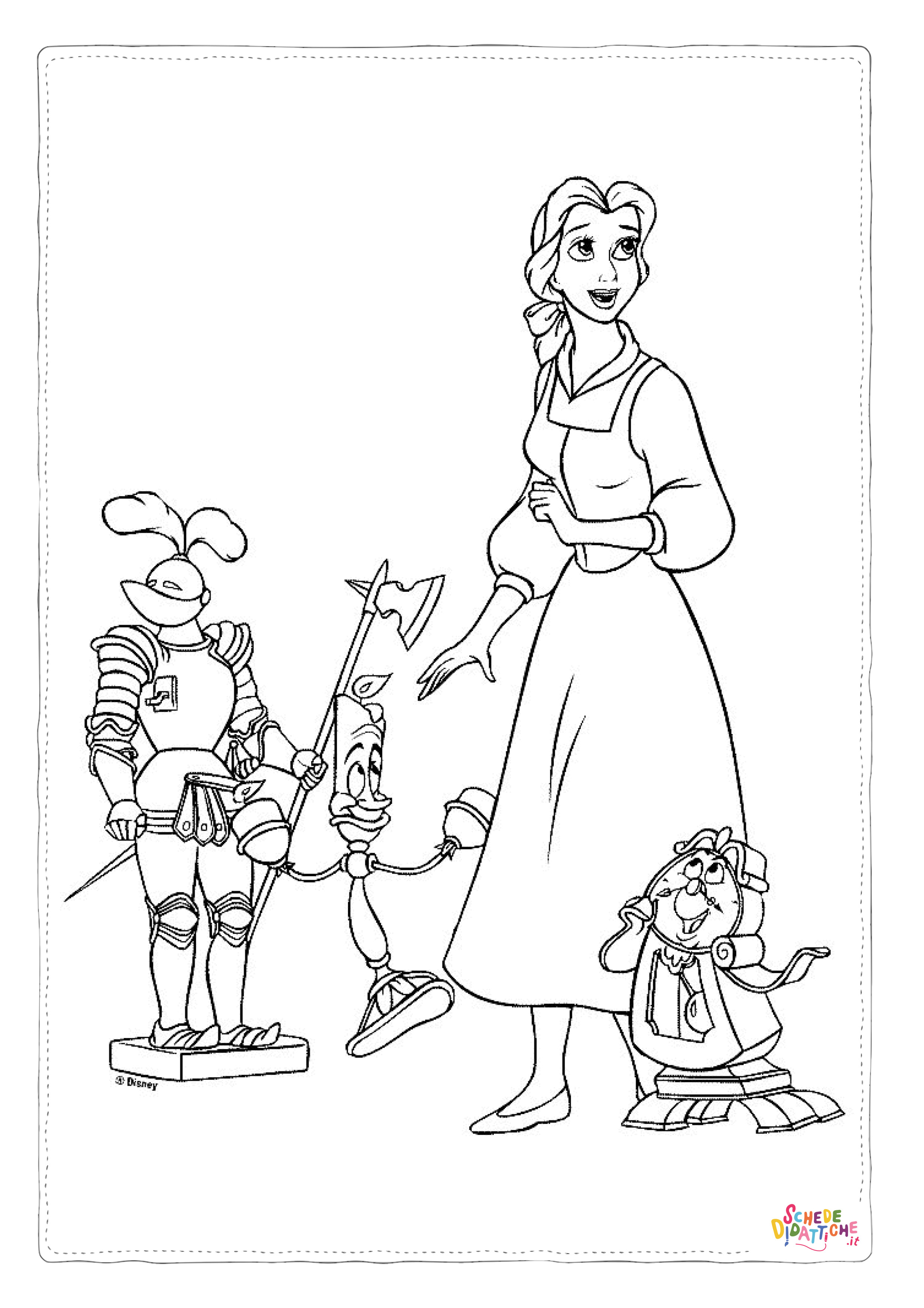 Disegno "Disegno di Alice nel paese delle meraviglie da stampare e colorare 8" Disegno di Alice nel paese delle meraviglie da stampare e colorare 8
