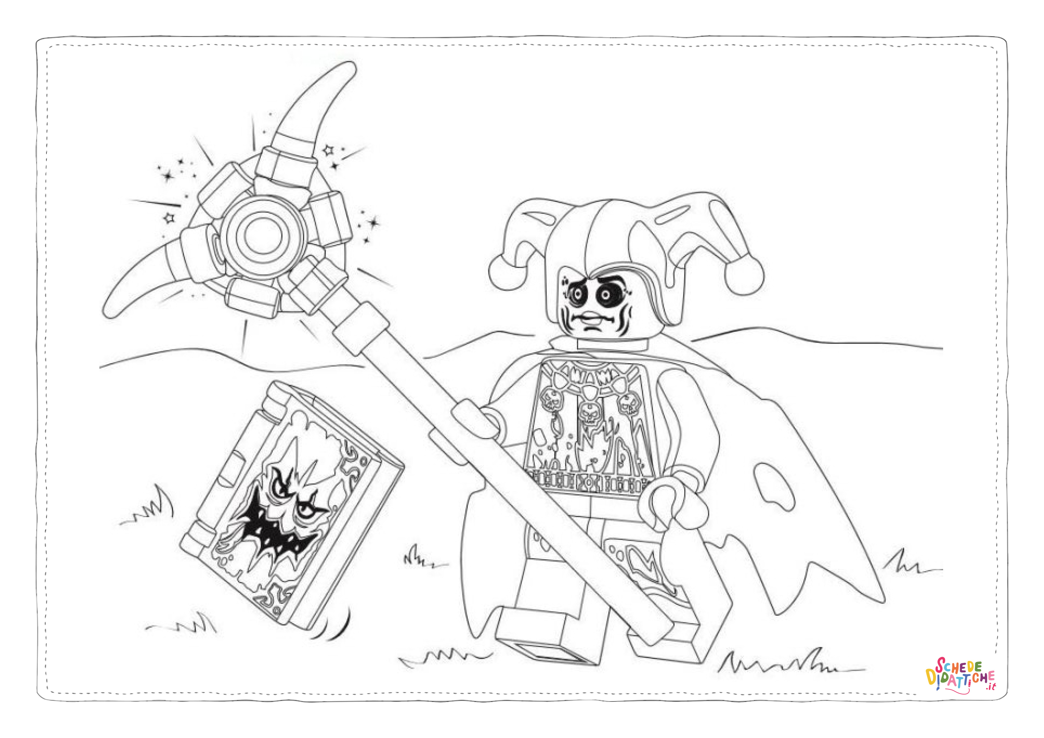 Disegno "Disegno di LEGO Batman da stampare e colorare 4" Disegno di LEGO Batman da stampare e colorare 4