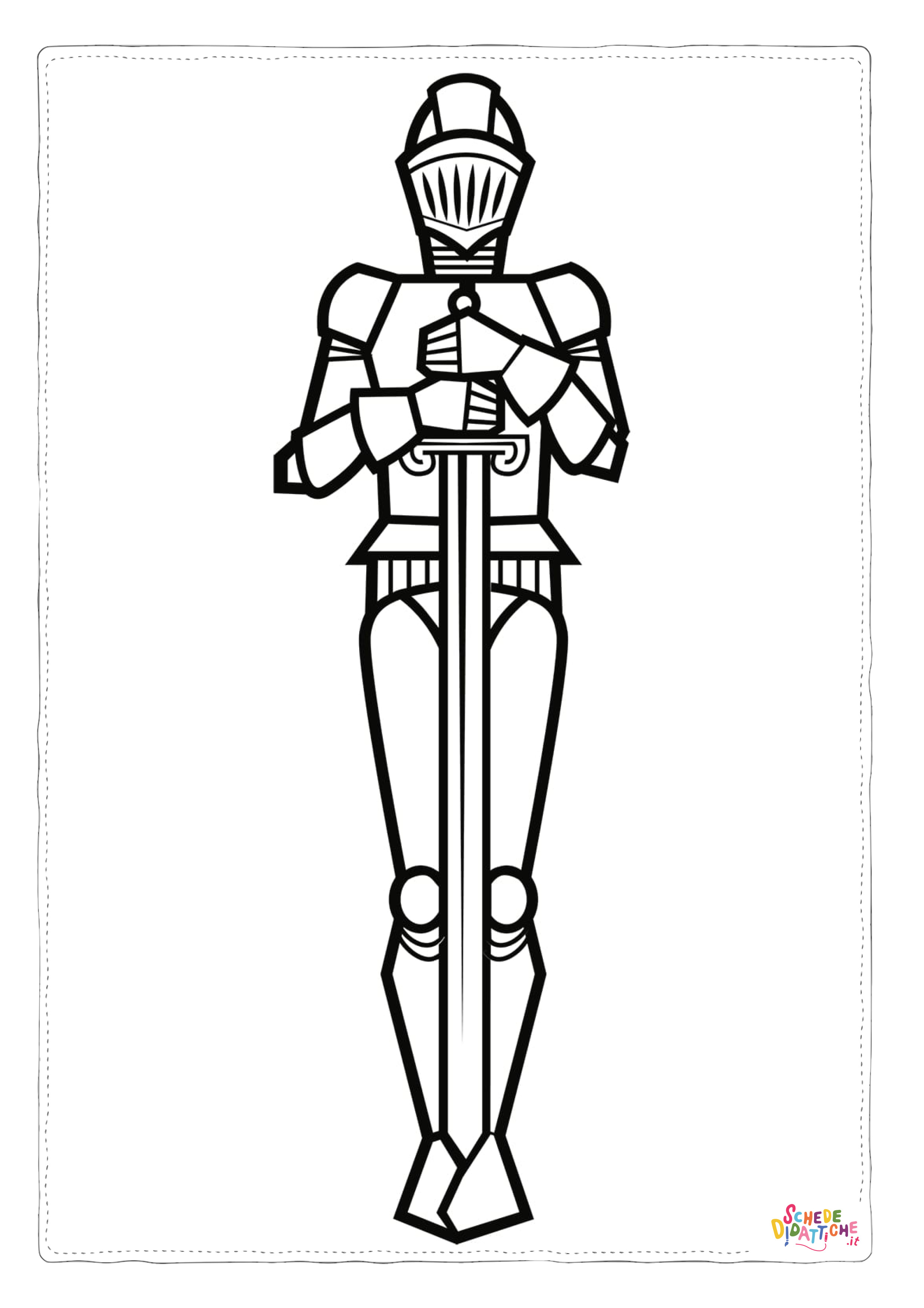 Disegno "Armature da colorare 7" Armature da colorare 7