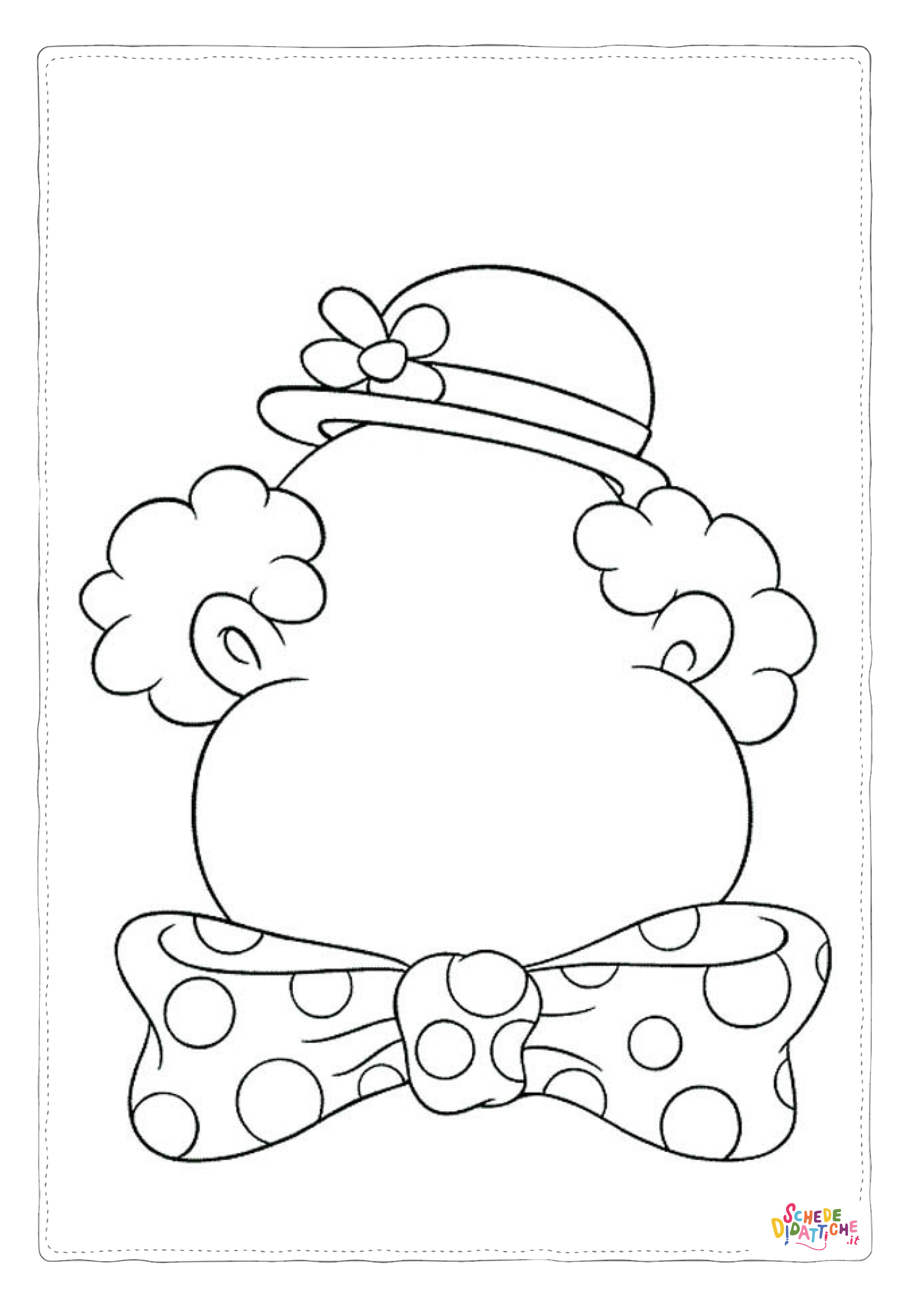 Disegno "Disegno di viso da completare da stampare e colorare 12" Disegno di viso da completare da stampare e colorare 12