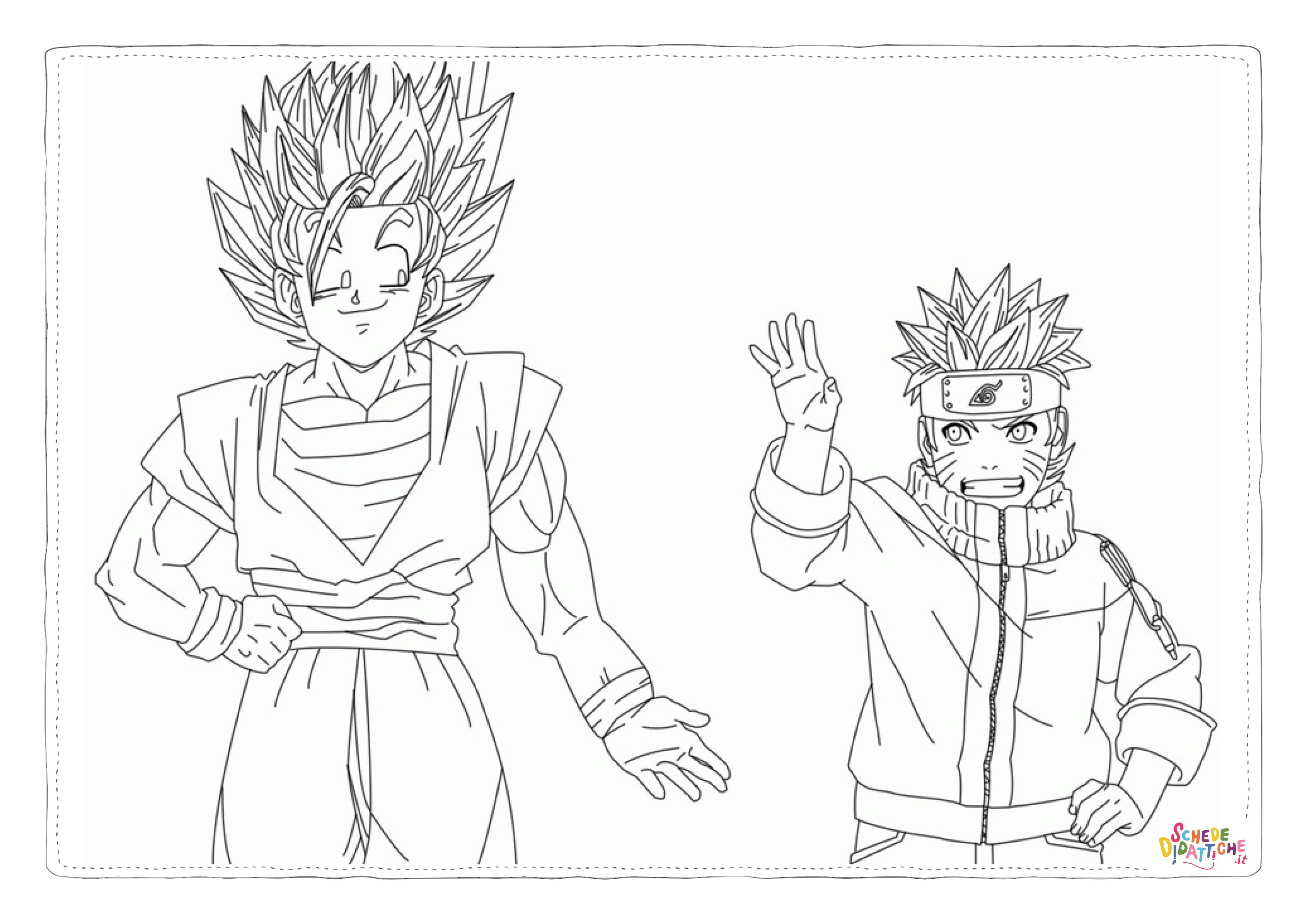 Disegno di Naruto da stampare e colorare 15