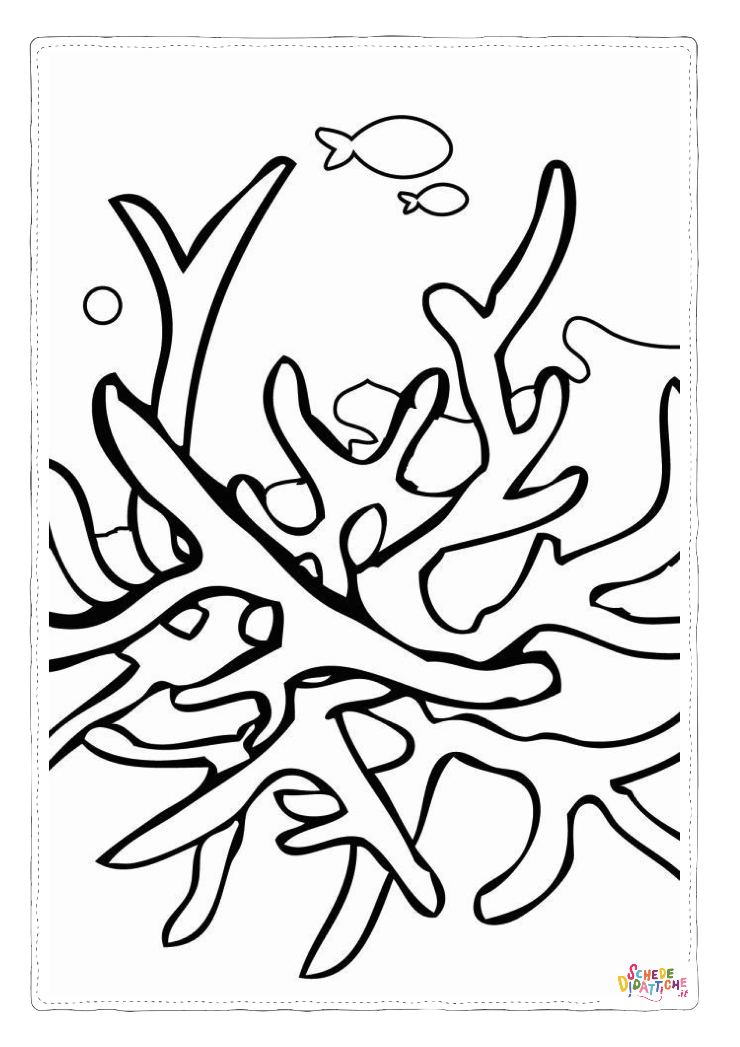 Disegno "Disegno di pesce da stampare e colorare 271" Disegno di pesce da stampare e colorare 271
