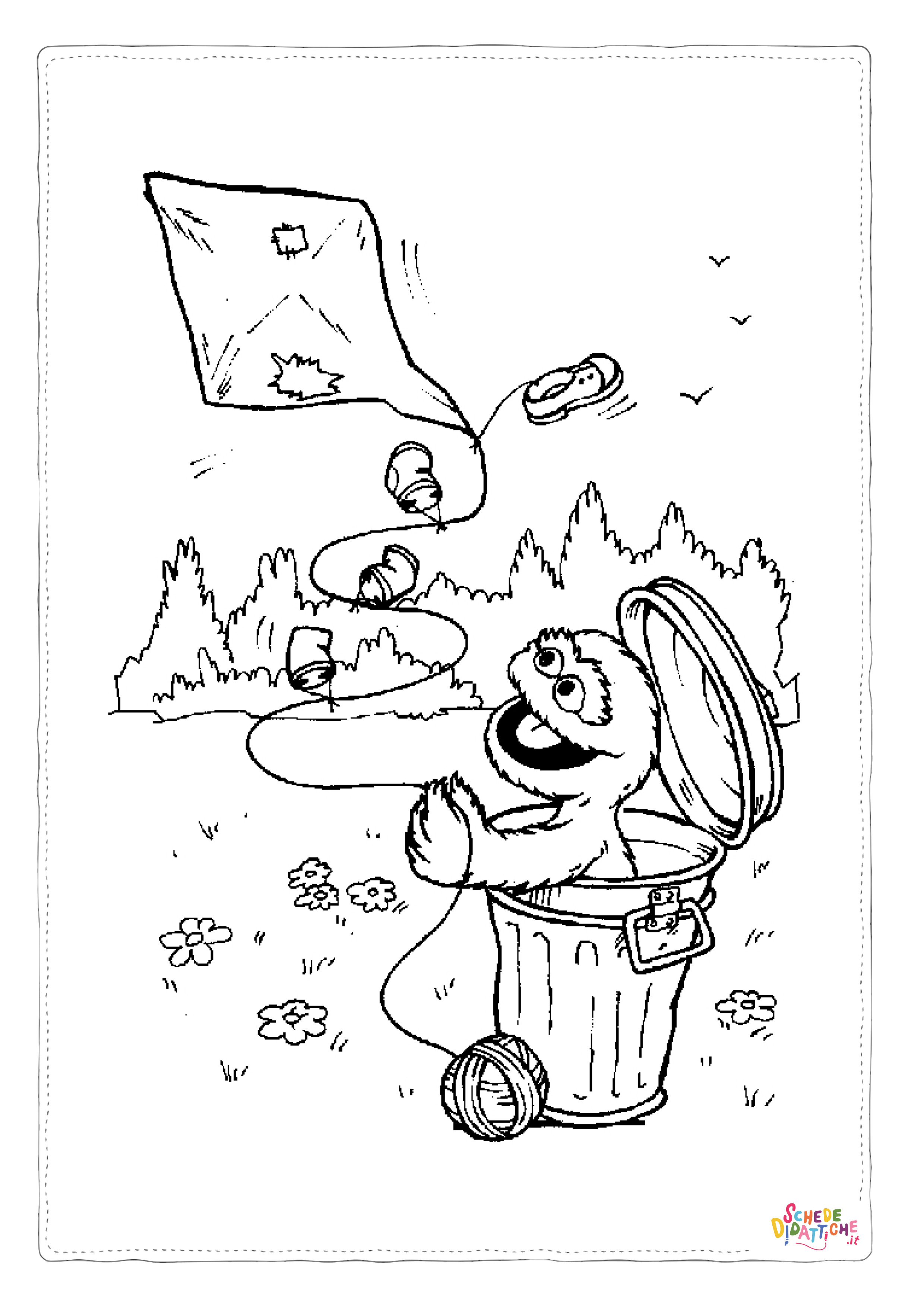 Disegno "Disegno di Muppets da stampare e colorare 28" Disegno di Muppets da stampare e colorare 28