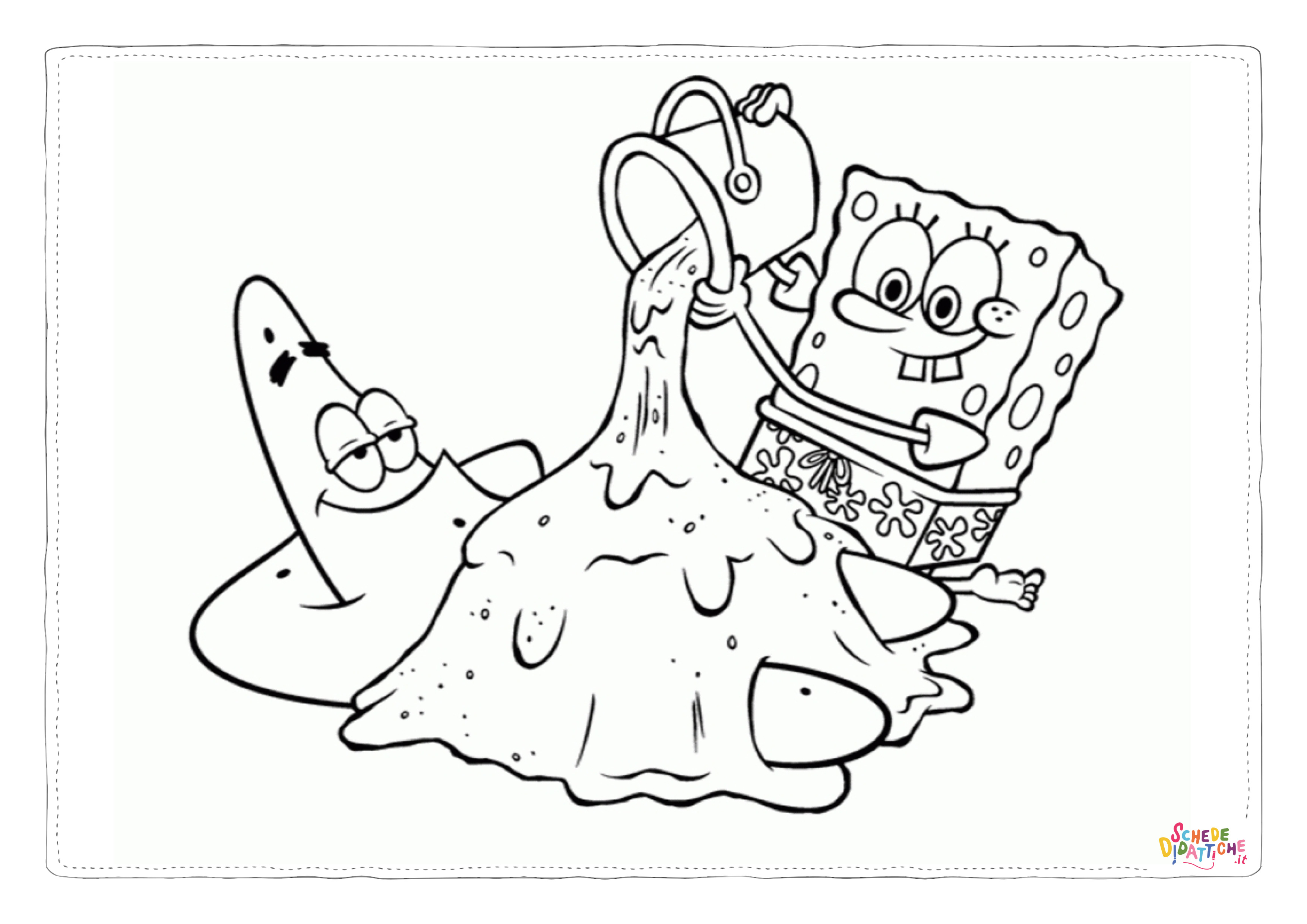 Disegno di Spongebob da stampare e colorare 44