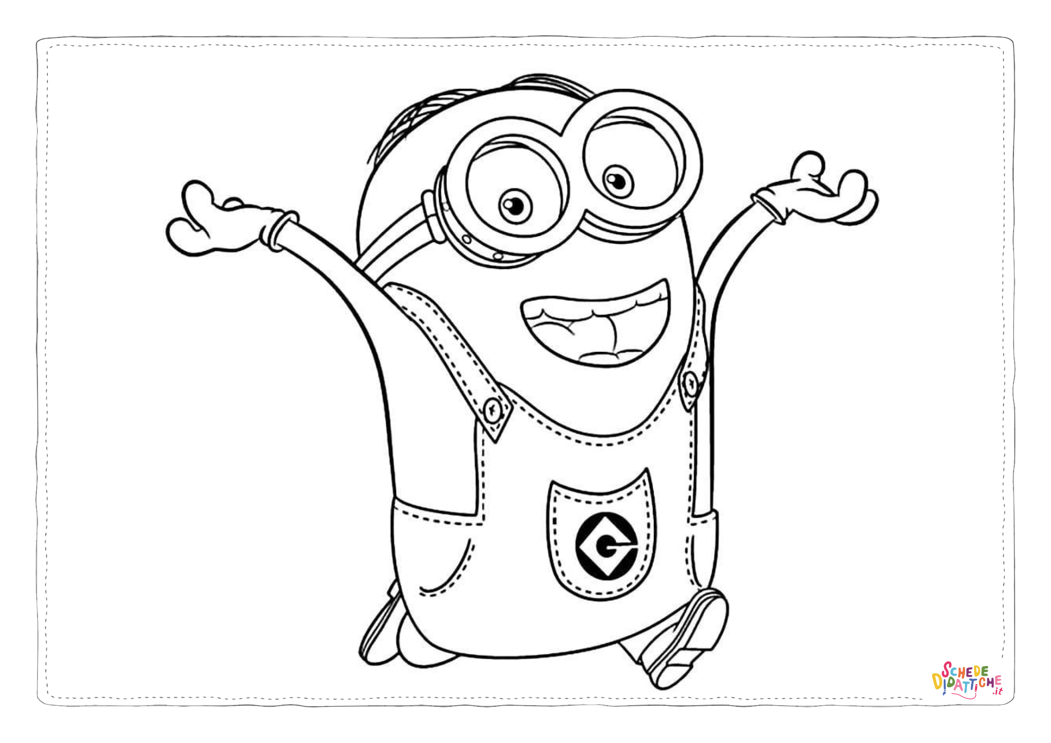 Disegno "Disegno di Cattivissimo me - Minions da stampare e colorare 87" Disegno di Cattivissimo me - Minions da stampare e colorare 87