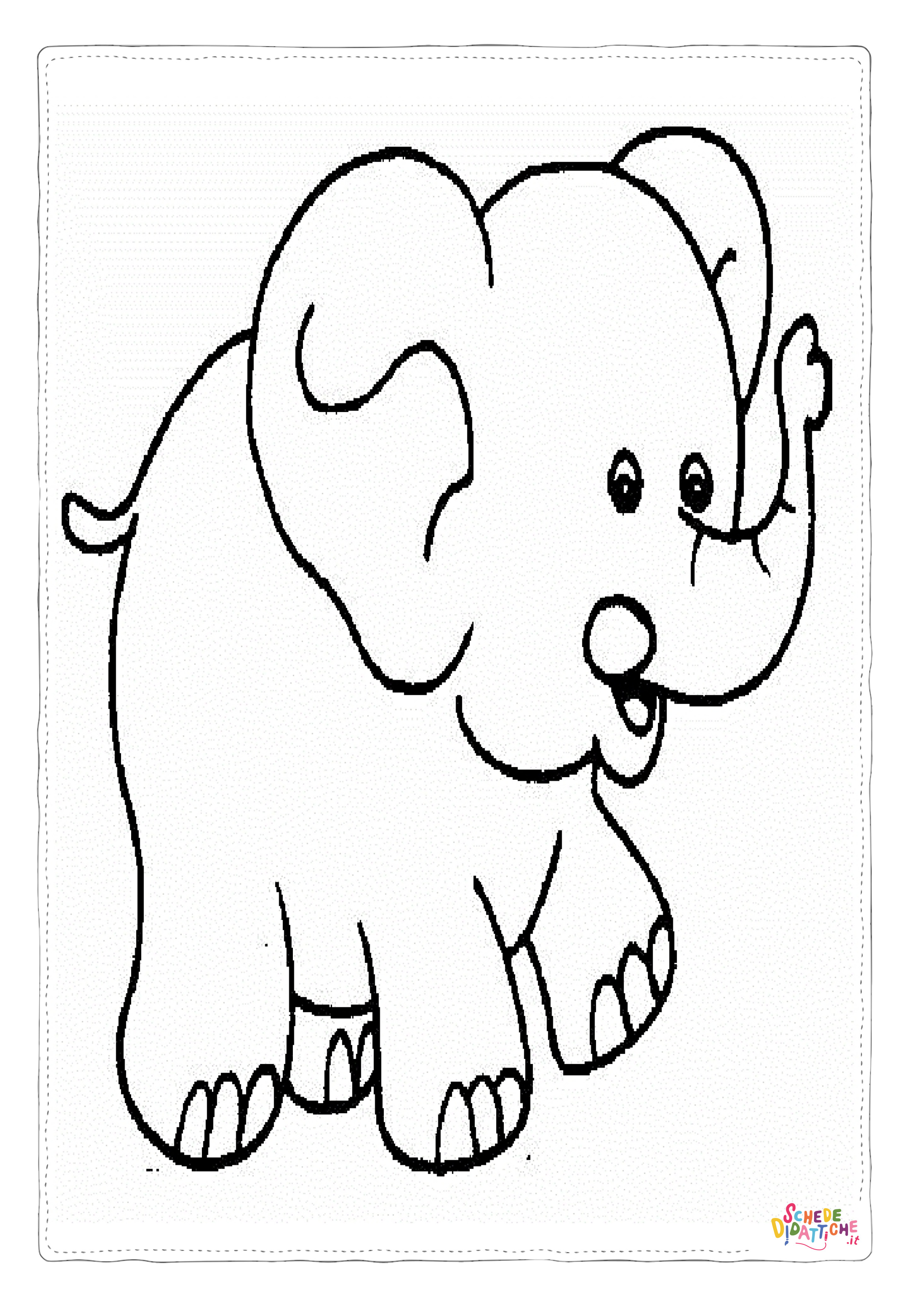 Disegno "Disegno di Dumbo da stampare e colorare 33" Disegno di Dumbo da stampare e colorare 33