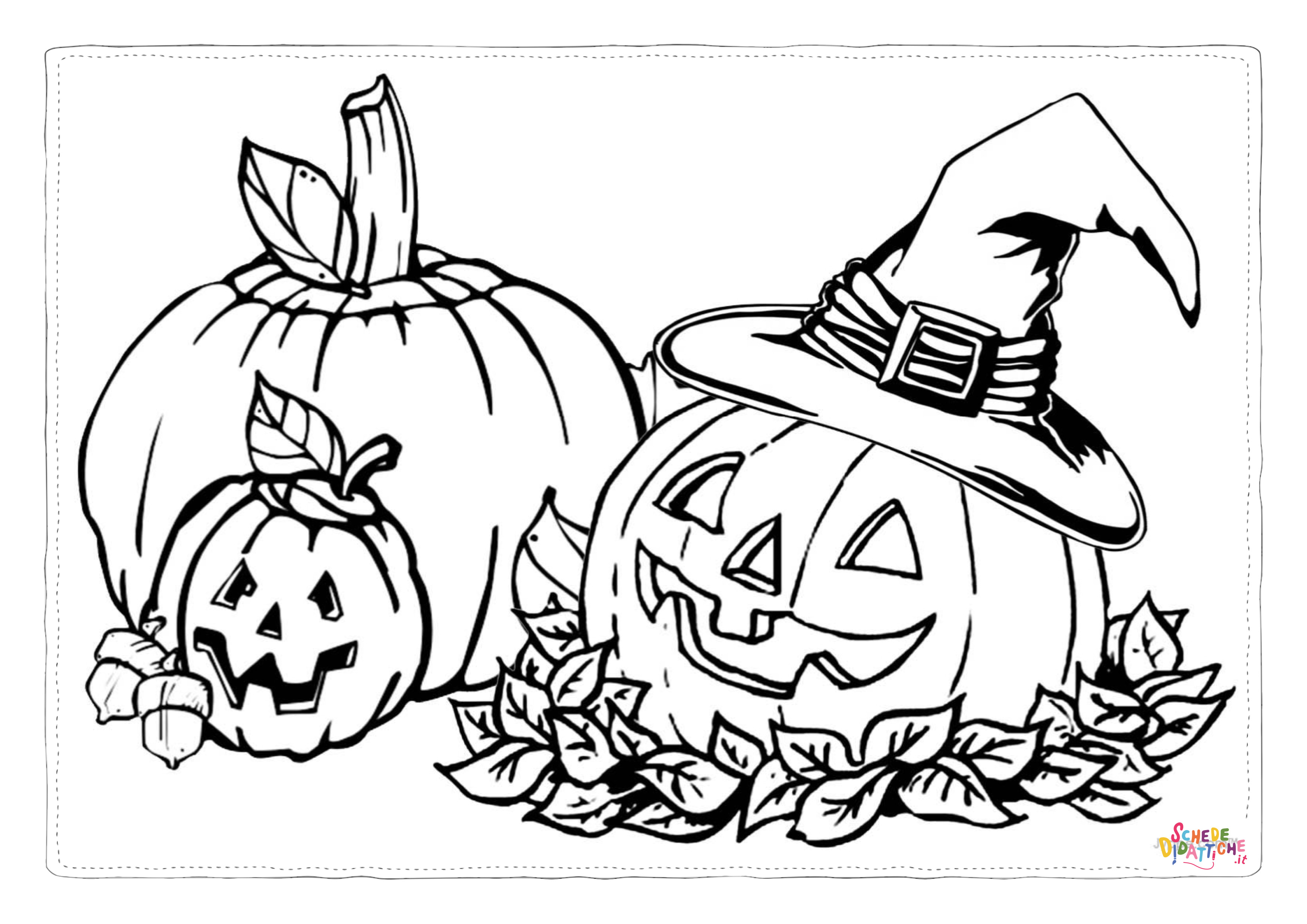 Disegno "Disegno di zucca di Halloween da stampare e colorare 178" Disegno di zucca di Halloween da stampare e colorare 178