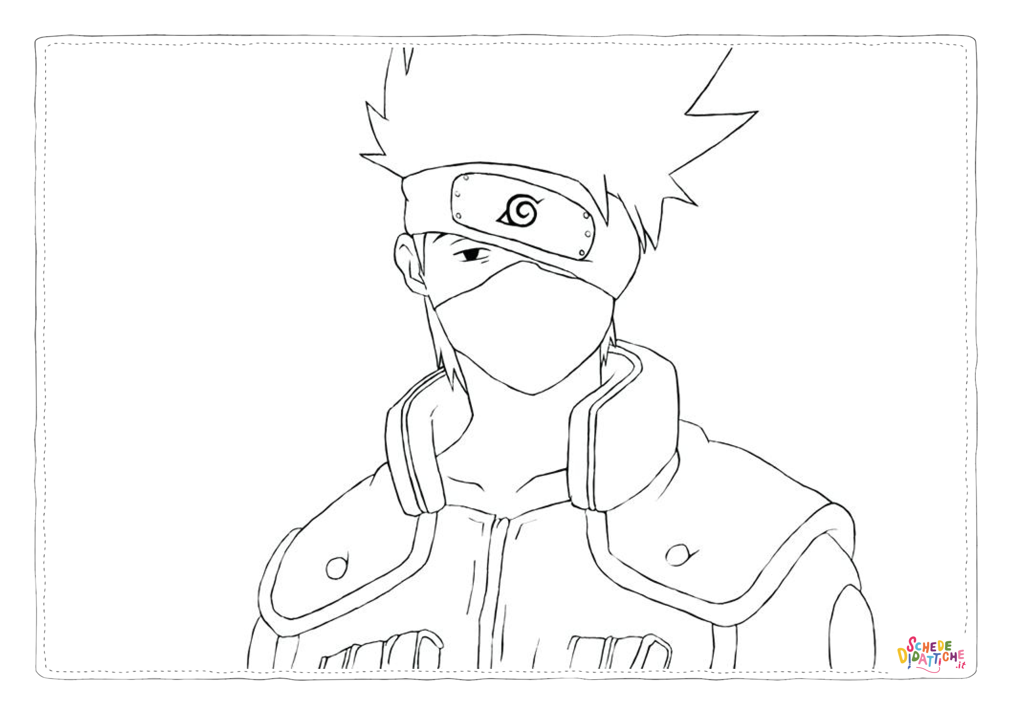 Disegno di Naruto da stampare e colorare 23