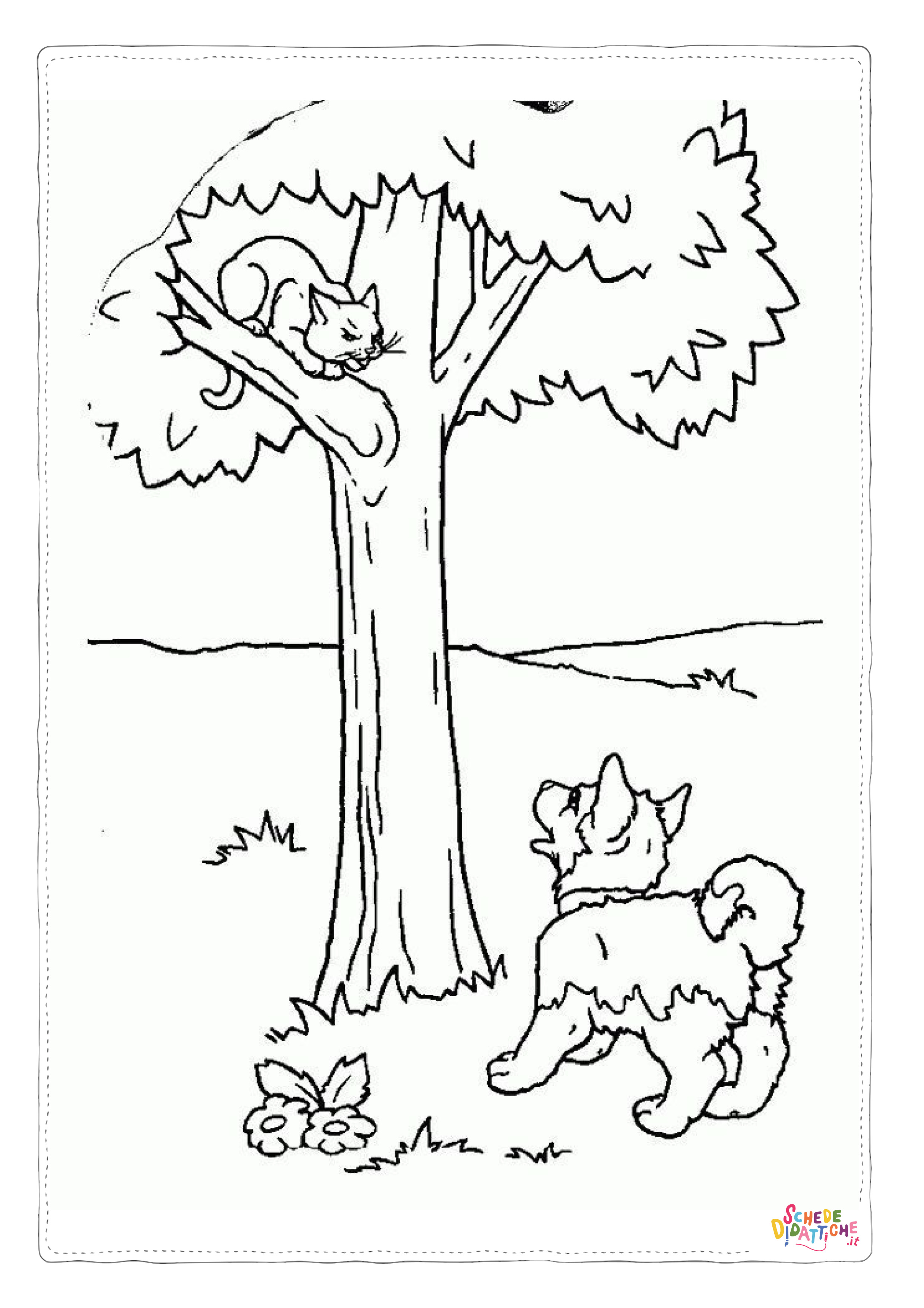 Disegno "Disegno di gatto da stampare e colorare" Disegno di gatto da stampare e colorare