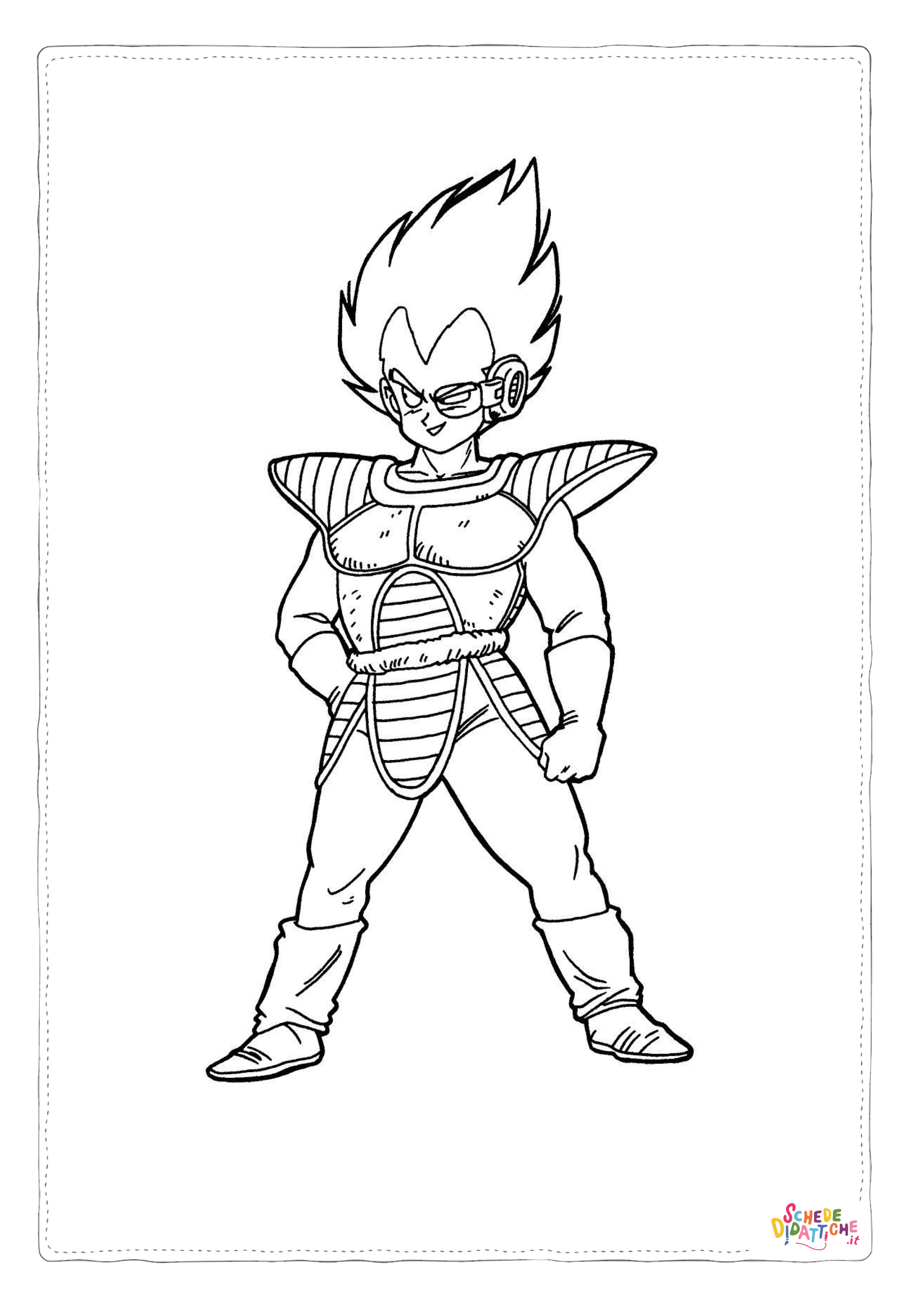 Disegno "Disegno di Dragon Ball da stampare e colorare 156" Disegno di Dragon Ball da stampare e colorare 156