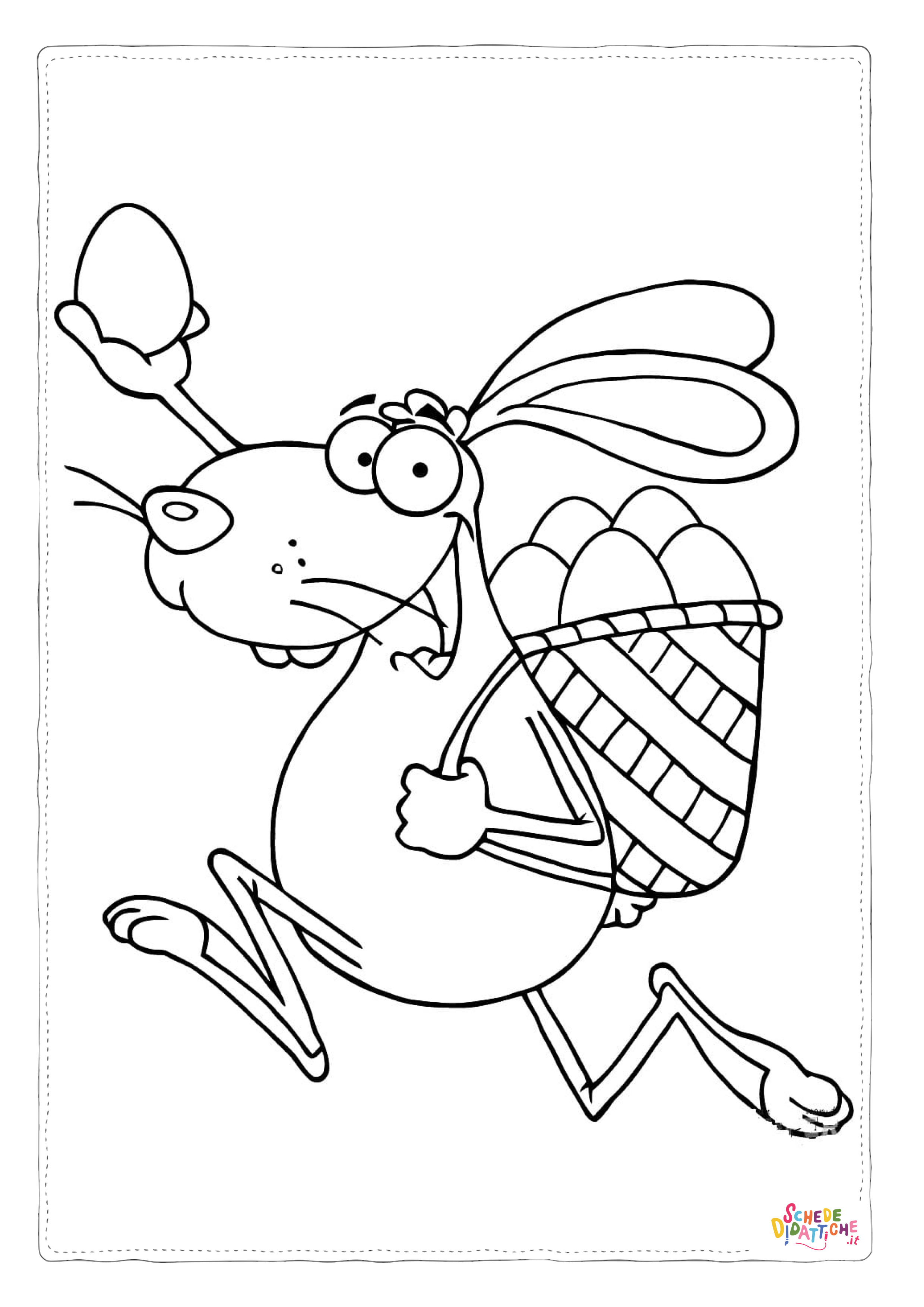 Disegno "Disegno di uovo di Pasqua da stampare e colorare 106" Disegno di uovo di Pasqua da stampare e colorare 106