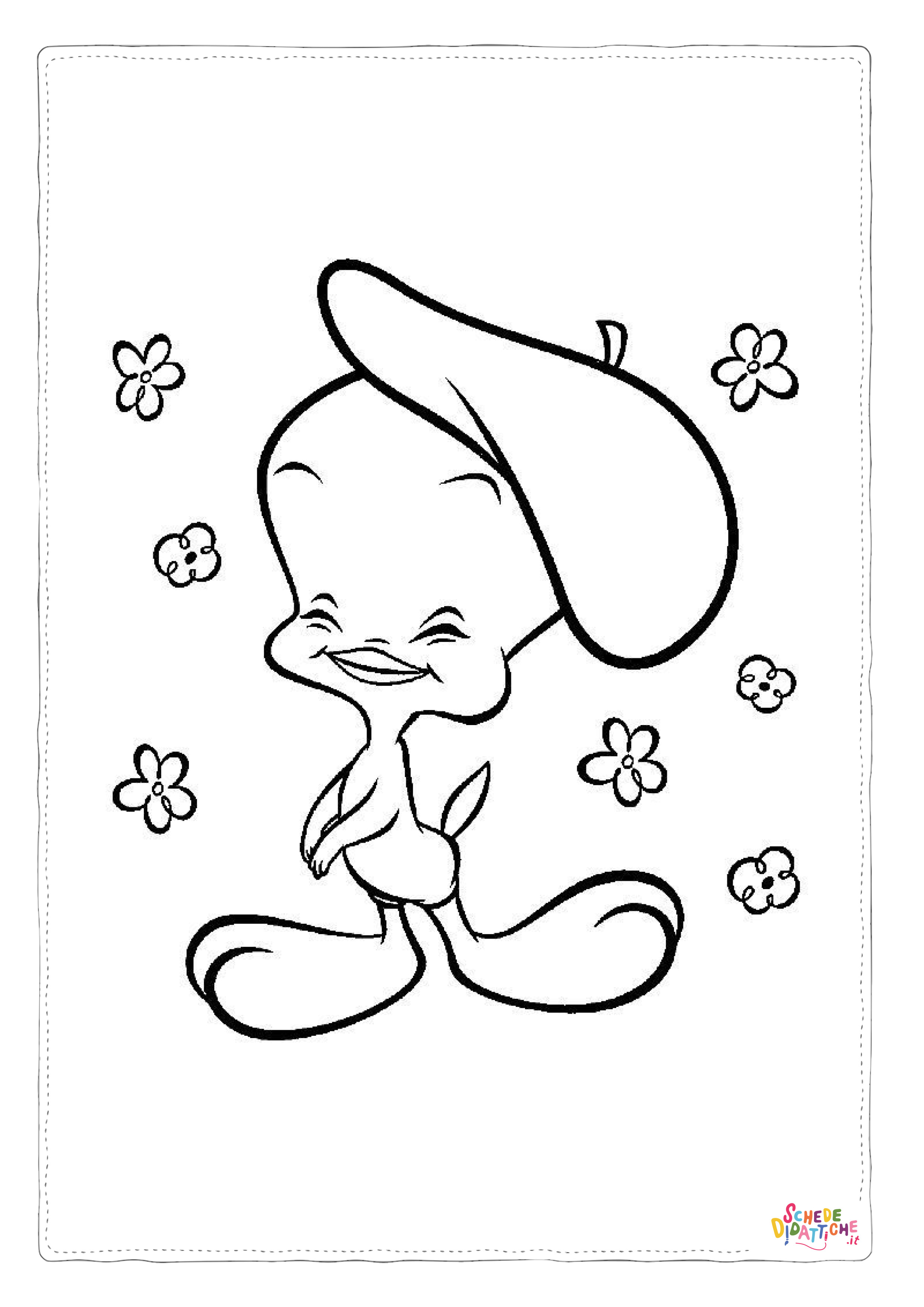Disegno "Disegno di Titty da stampare e colorare 52" Disegno di Titty da stampare e colorare 52