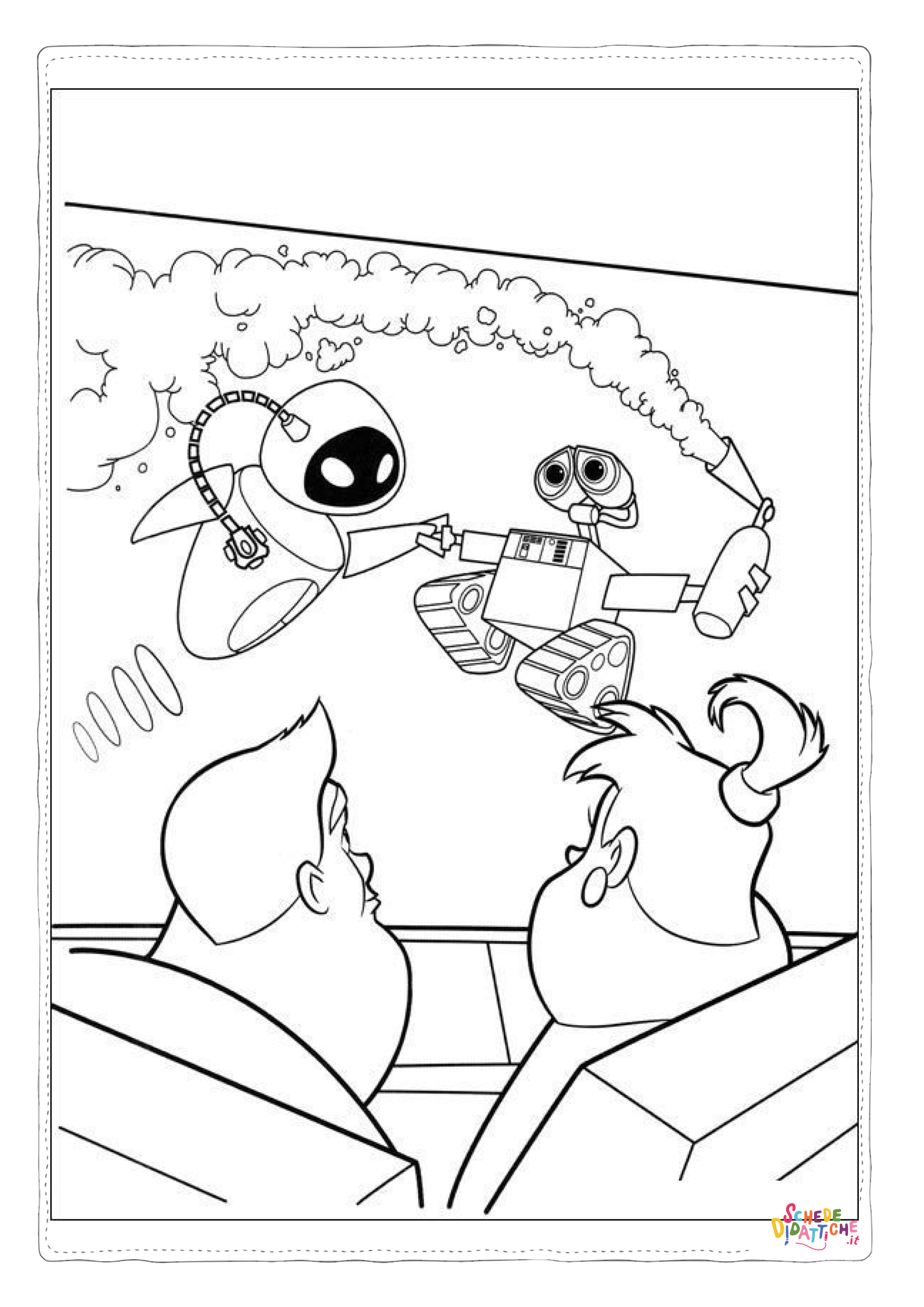 Disegno "Disegno di Wall-E da stampare e colorare 60" Disegno di Wall-E da stampare e colorare 60