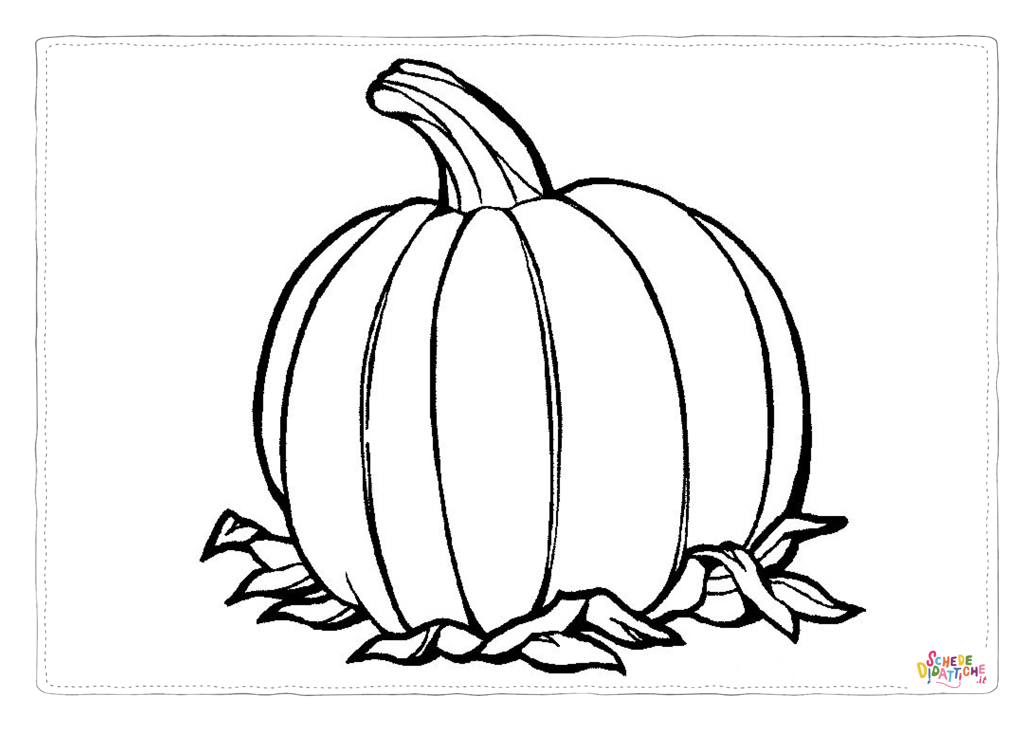 Disegno "Disegno di zucca da stampare e colorare 26" Disegno di zucca da stampare e colorare 26