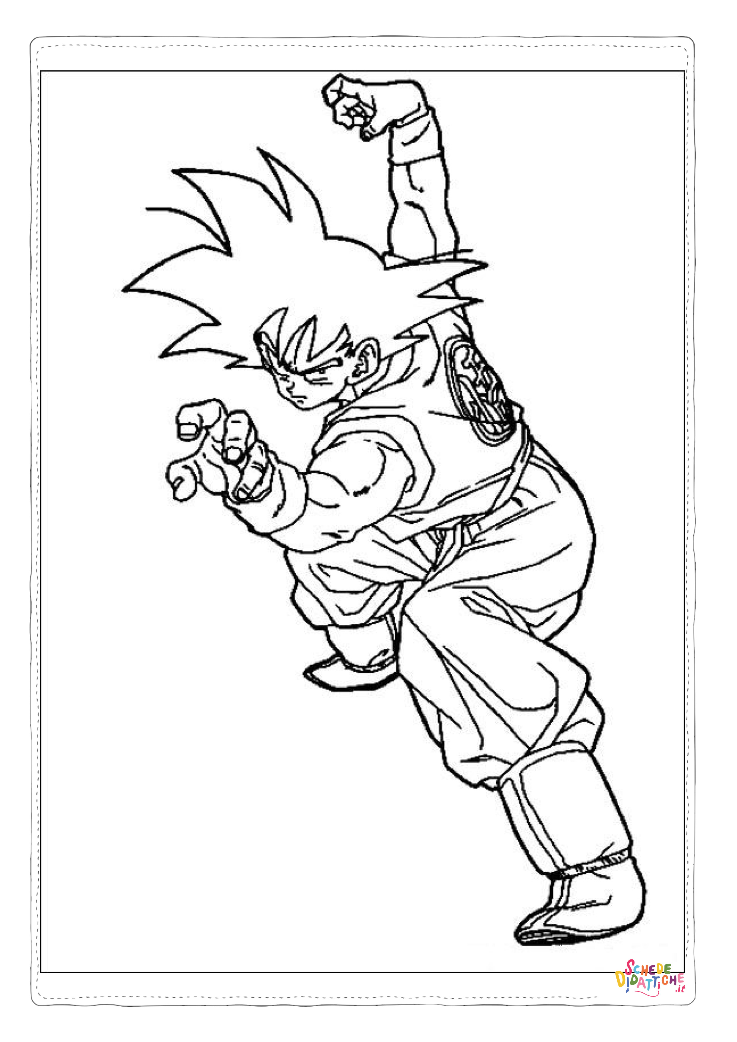 Disegno di Dragon Ball da stampare e colorare 116