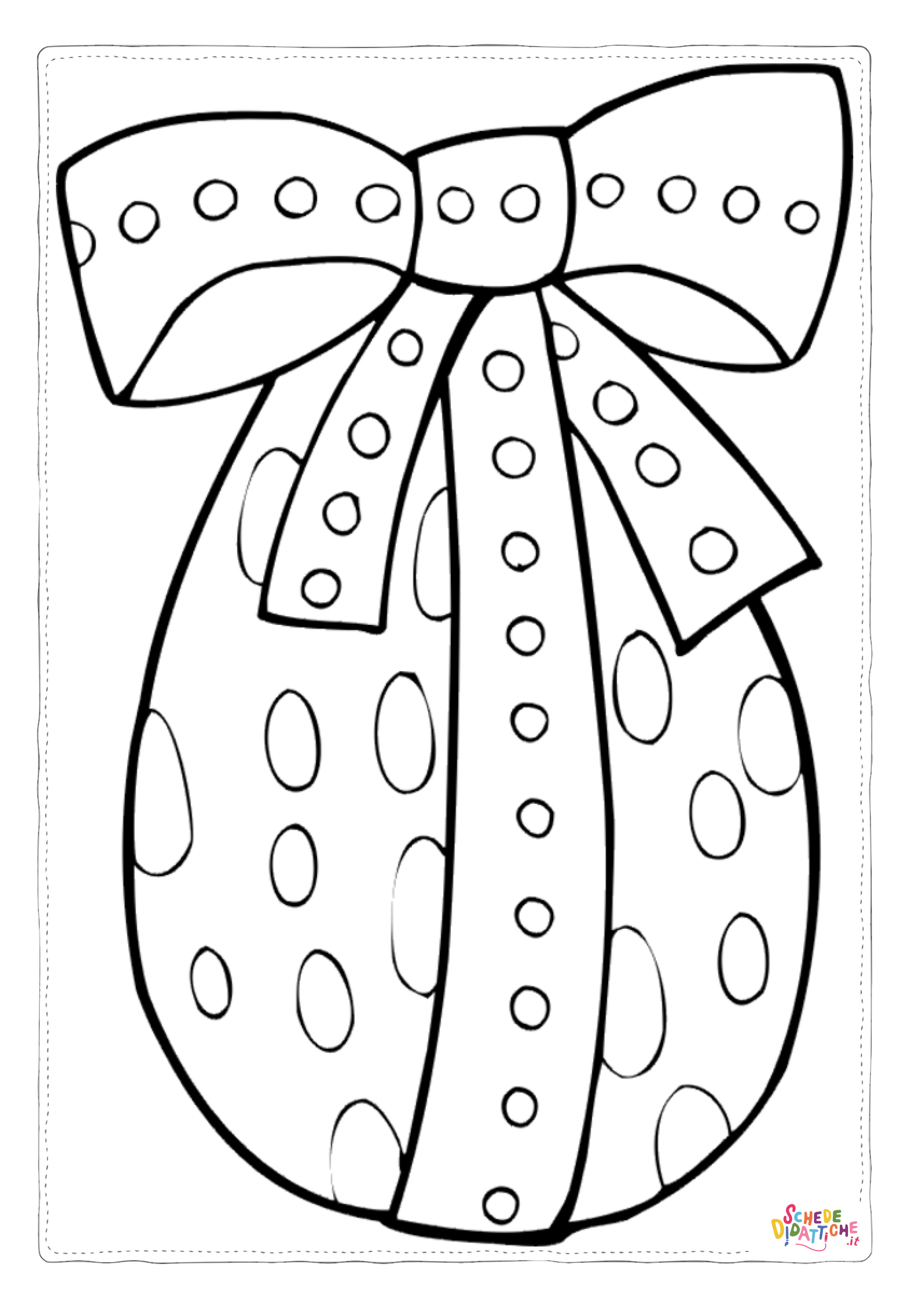 Disegno "Disegno di uovo di Pasqua da stampare e colorare 13" Disegno di uovo di Pasqua da stampare e colorare 13