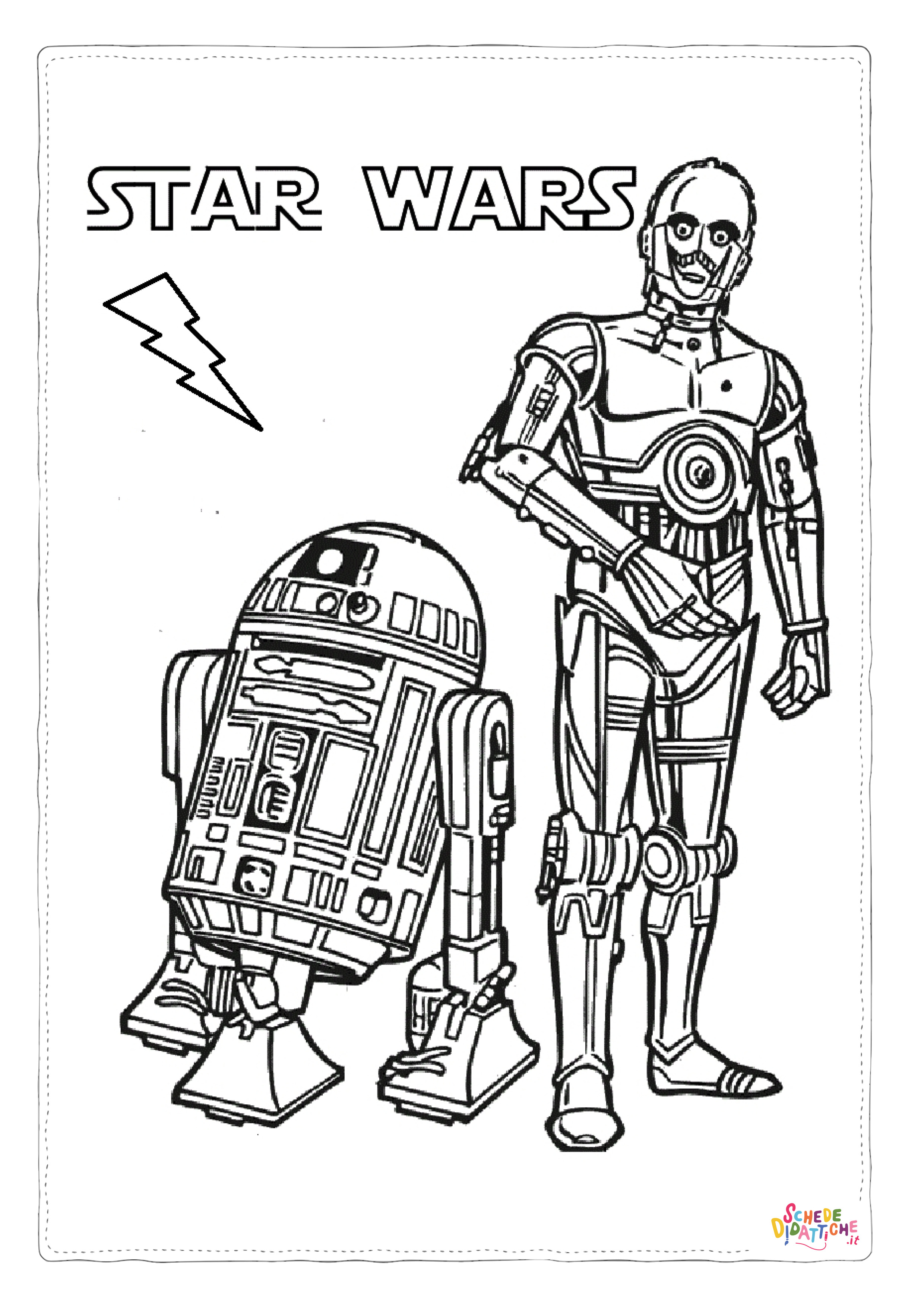 Disegno "Disegno di Star Wars da stampare e colorare 15" Disegno di Star Wars da stampare e colorare 15