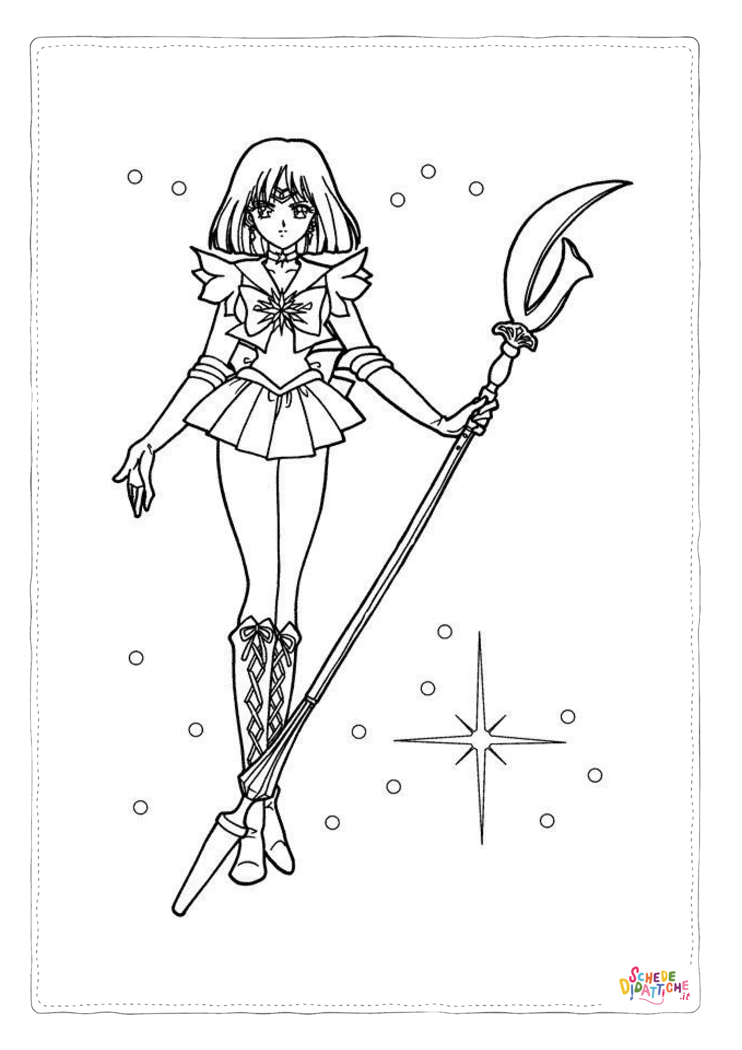 Disegno "Disegno di Sailor Moon da stampare e colorare 45" Disegno di Sailor Moon da stampare e colorare 45