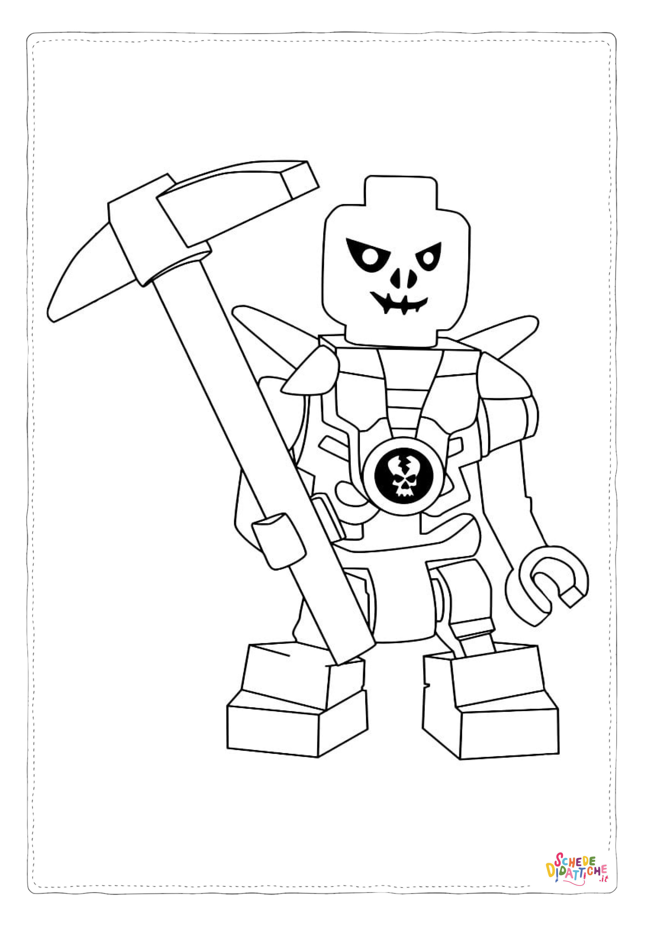 Disegno di Ninja Go da stampare e colorare 50