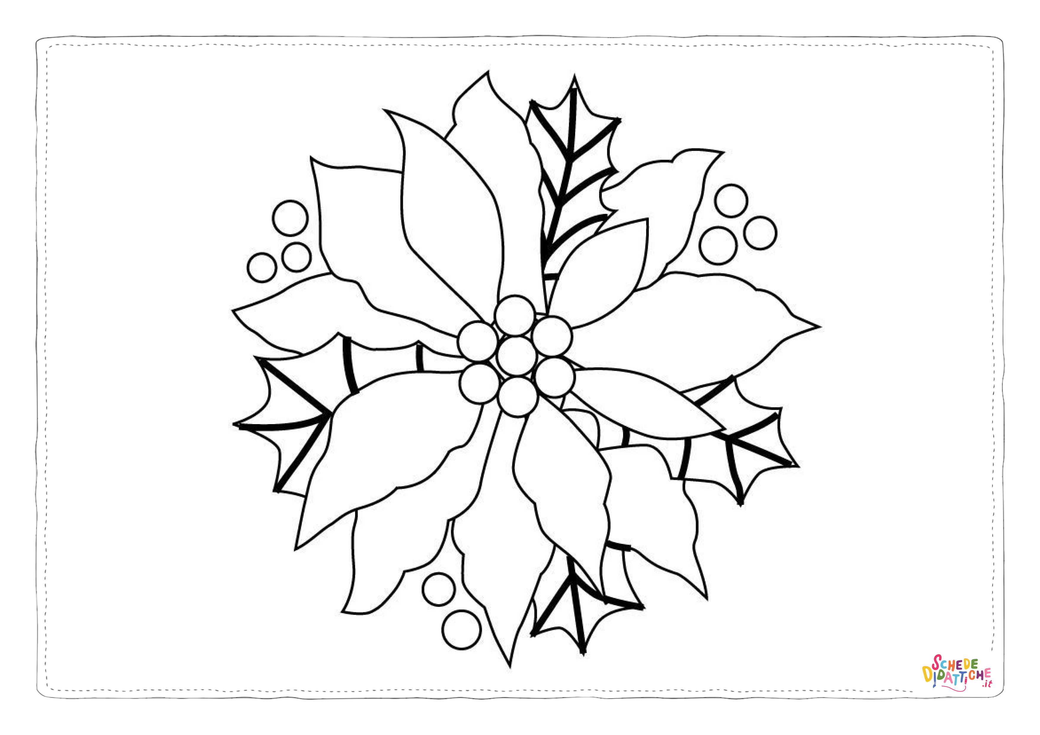 Disegno di decorazione da appendere da stampare e colorare 14