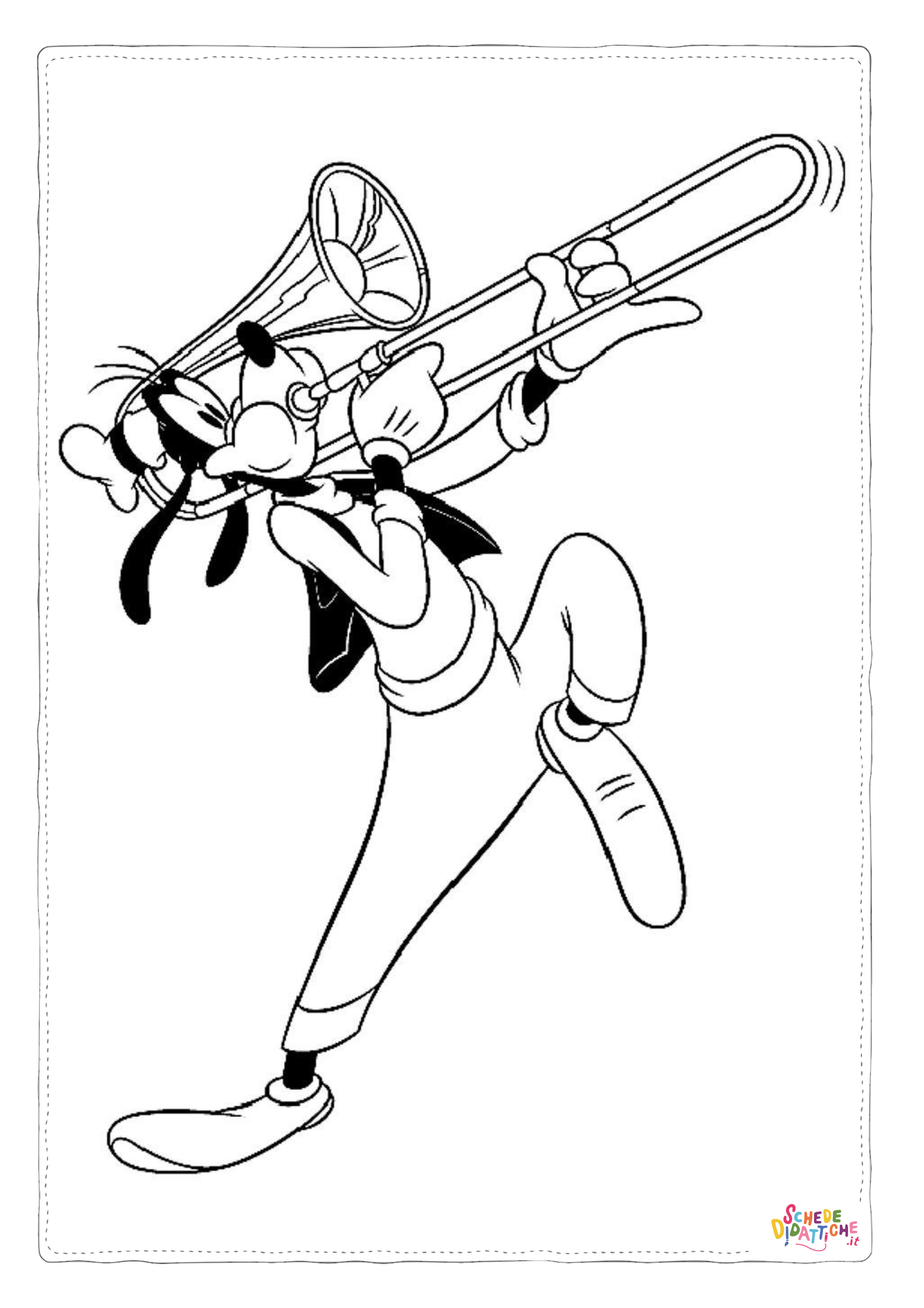 Disegno "Disegno di Pluto da stampare e colorare 43" Disegno di Pluto da stampare e colorare 43