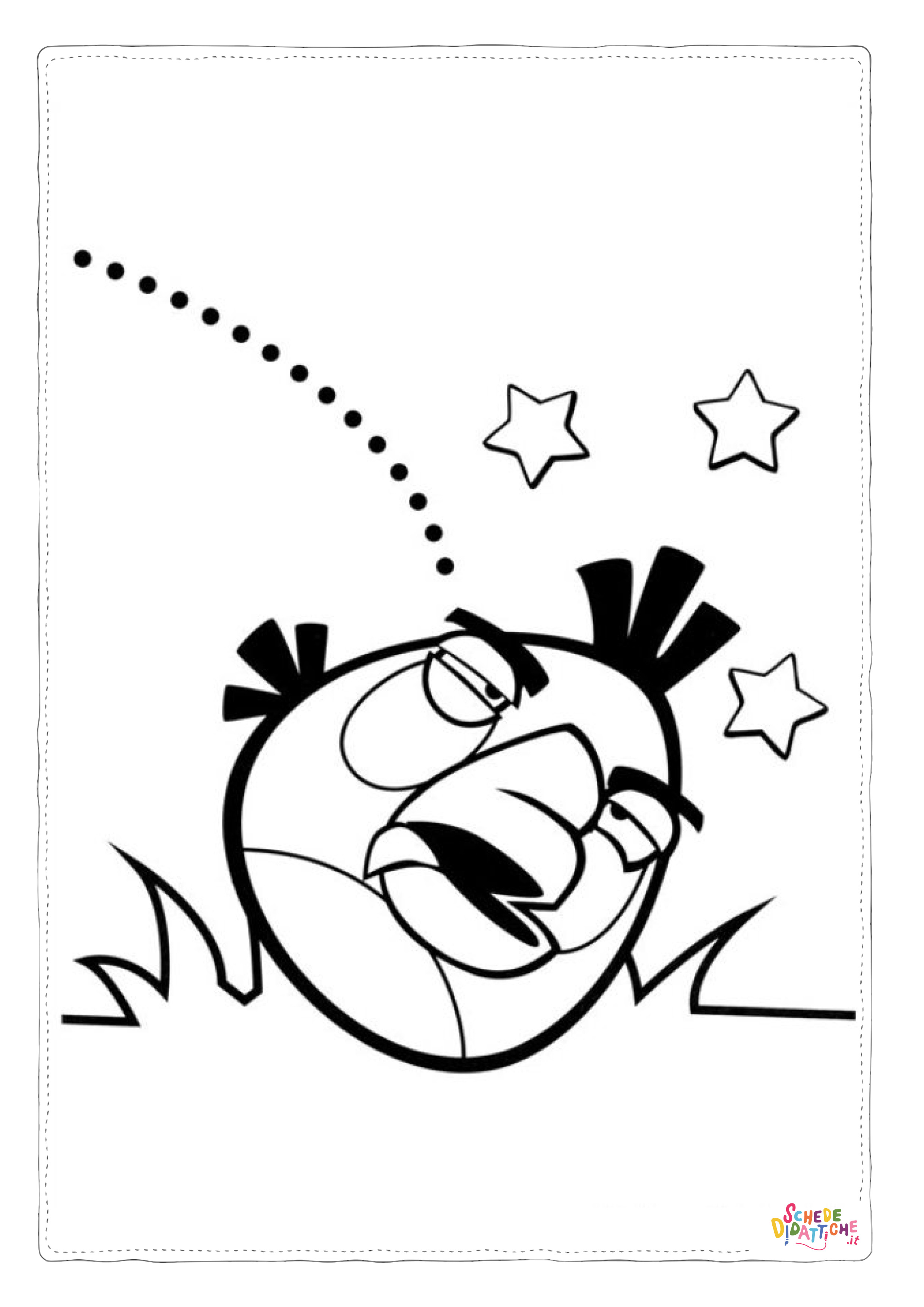 Disegno "Disegno di Angry birds da stampare e colorare 68" Disegno di Angry birds da stampare e colorare 68