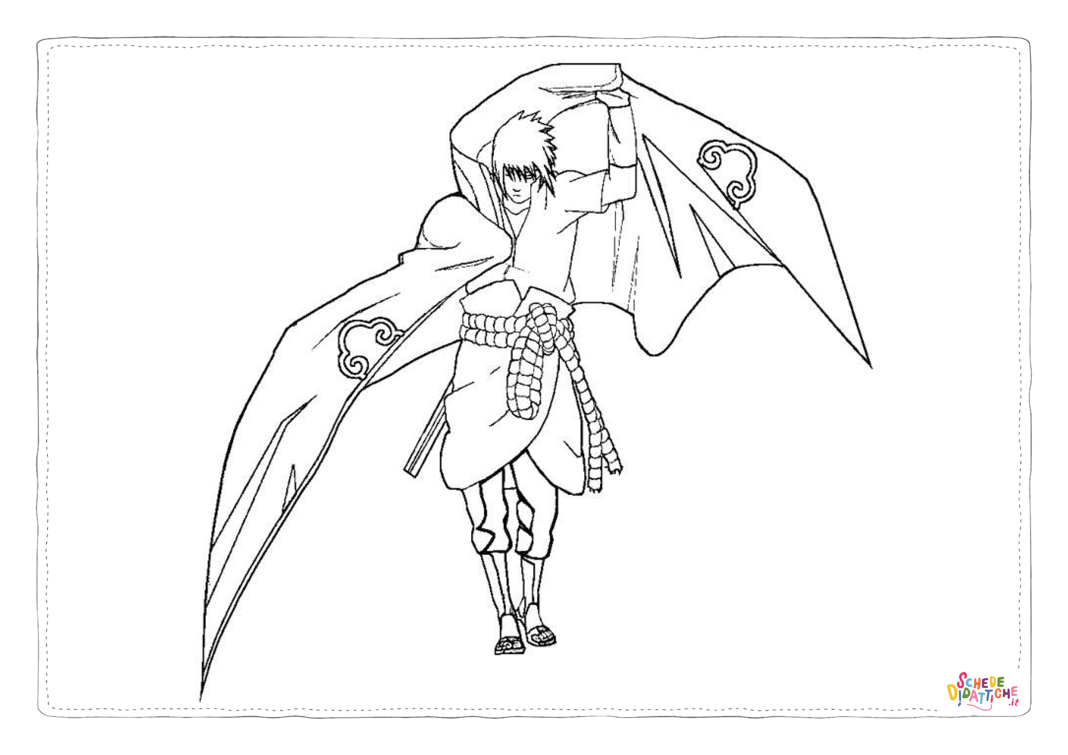Disegno di Naruto da stampare e colorare 18