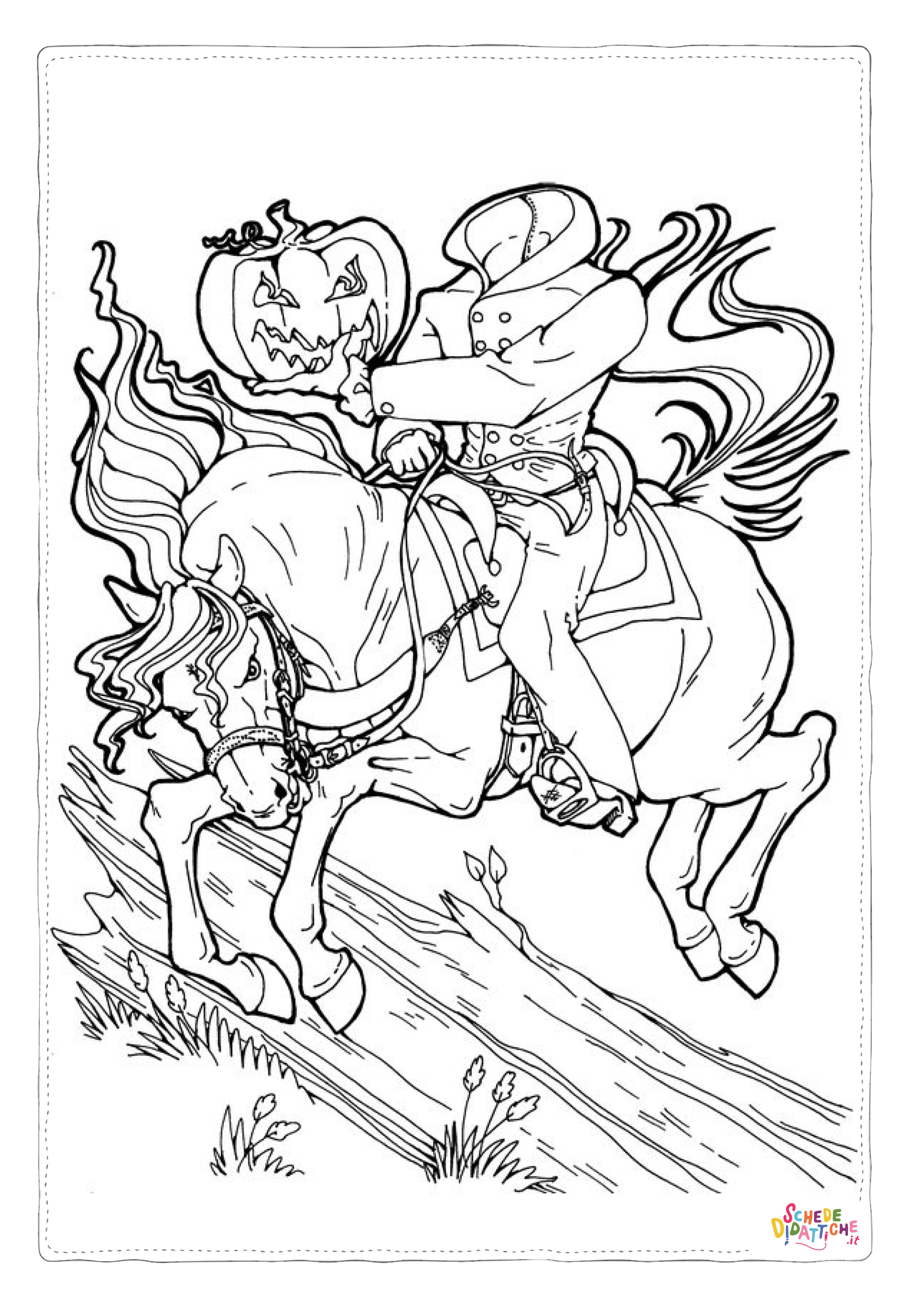 Disegno "Disegno di zucca di Halloween da stampare e colorare 18" Disegno di zucca di Halloween da stampare e colorare 18