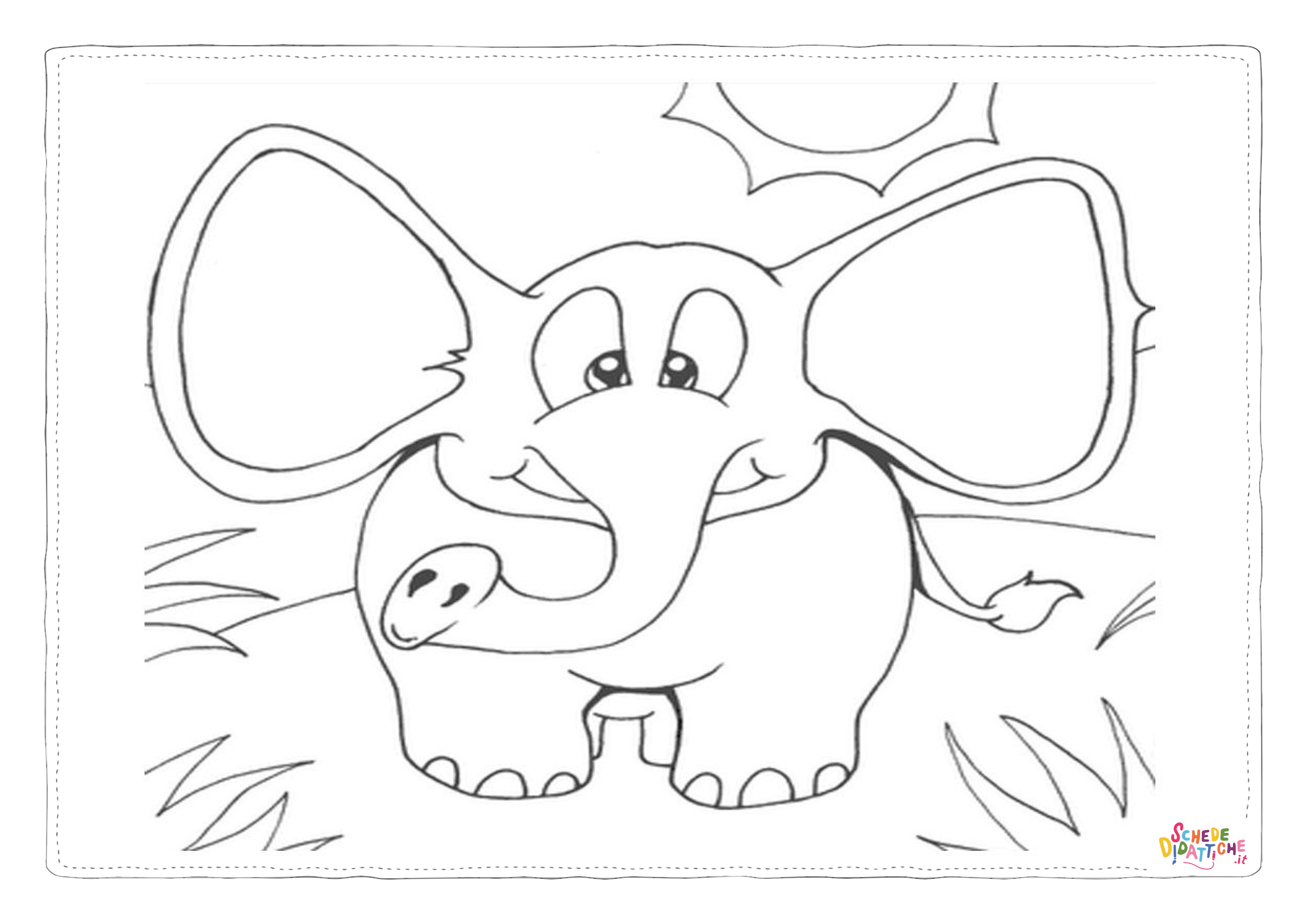 Disegno di Dumbo da stampare e colorare 20