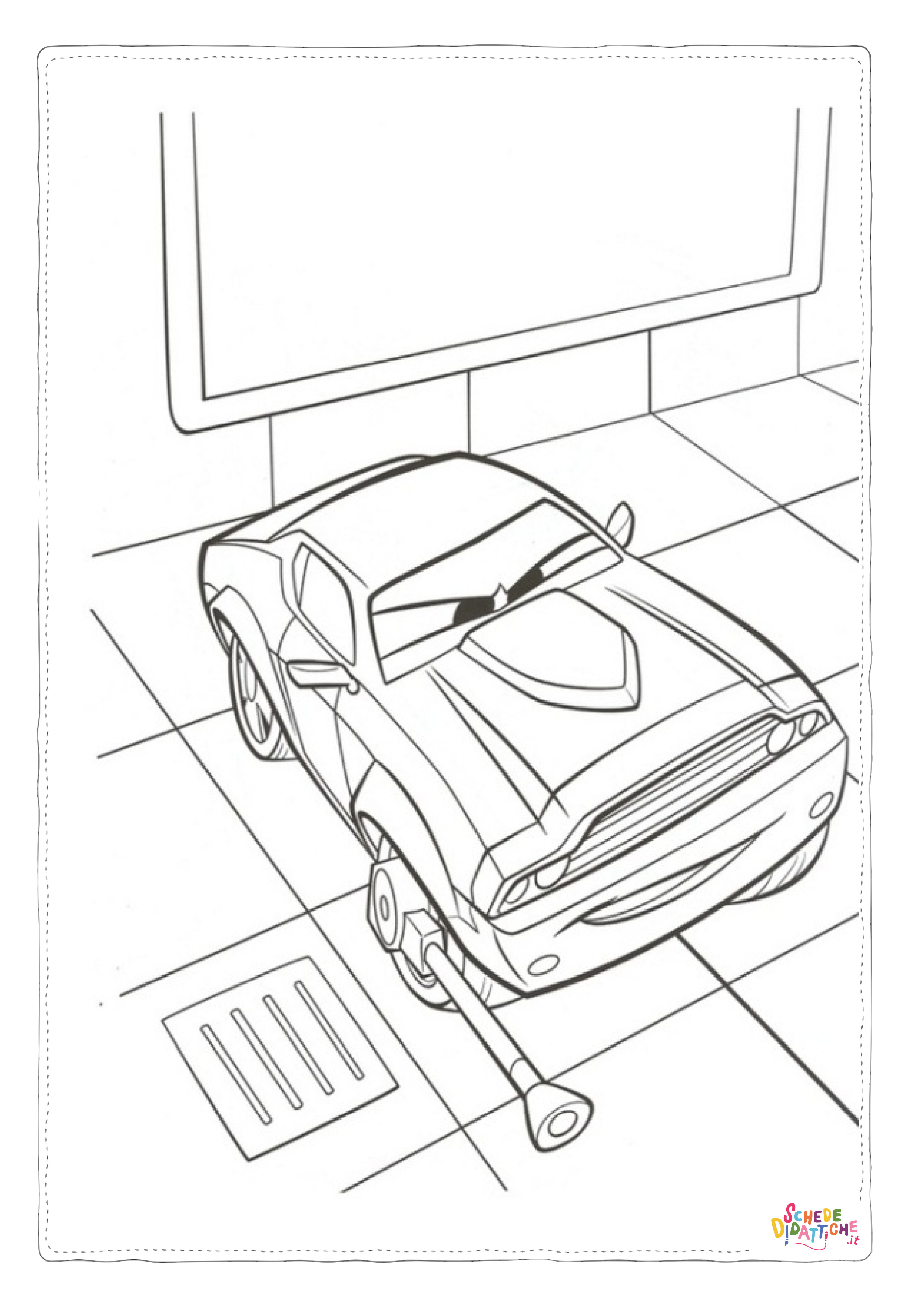 Disegno "Disegno di Cars da stampare e colorare 146" Disegno di Cars da stampare e colorare 146