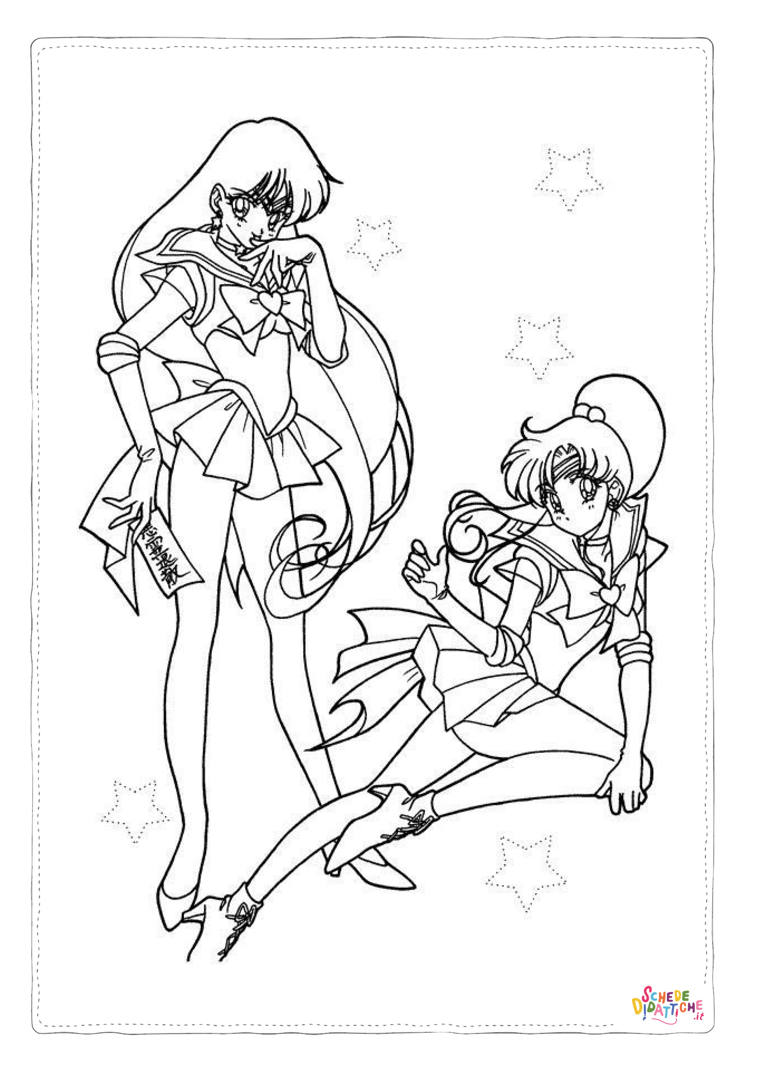 Disegno "Disegno di Sailor Moon da stampare e colorare 29" Disegno di Sailor Moon da stampare e colorare 29